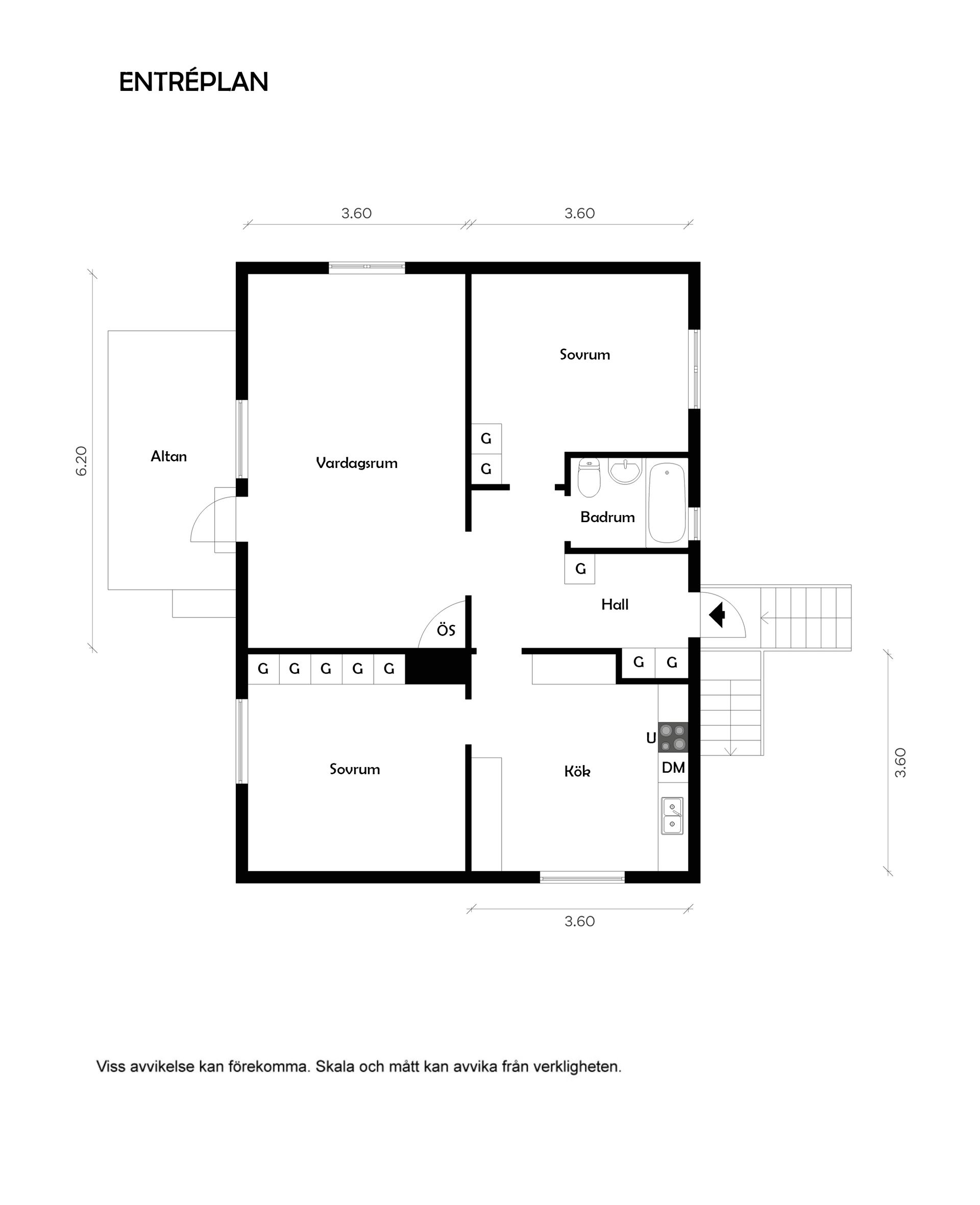 Villa, Götavägen 58, Fredriksberg, Falköping