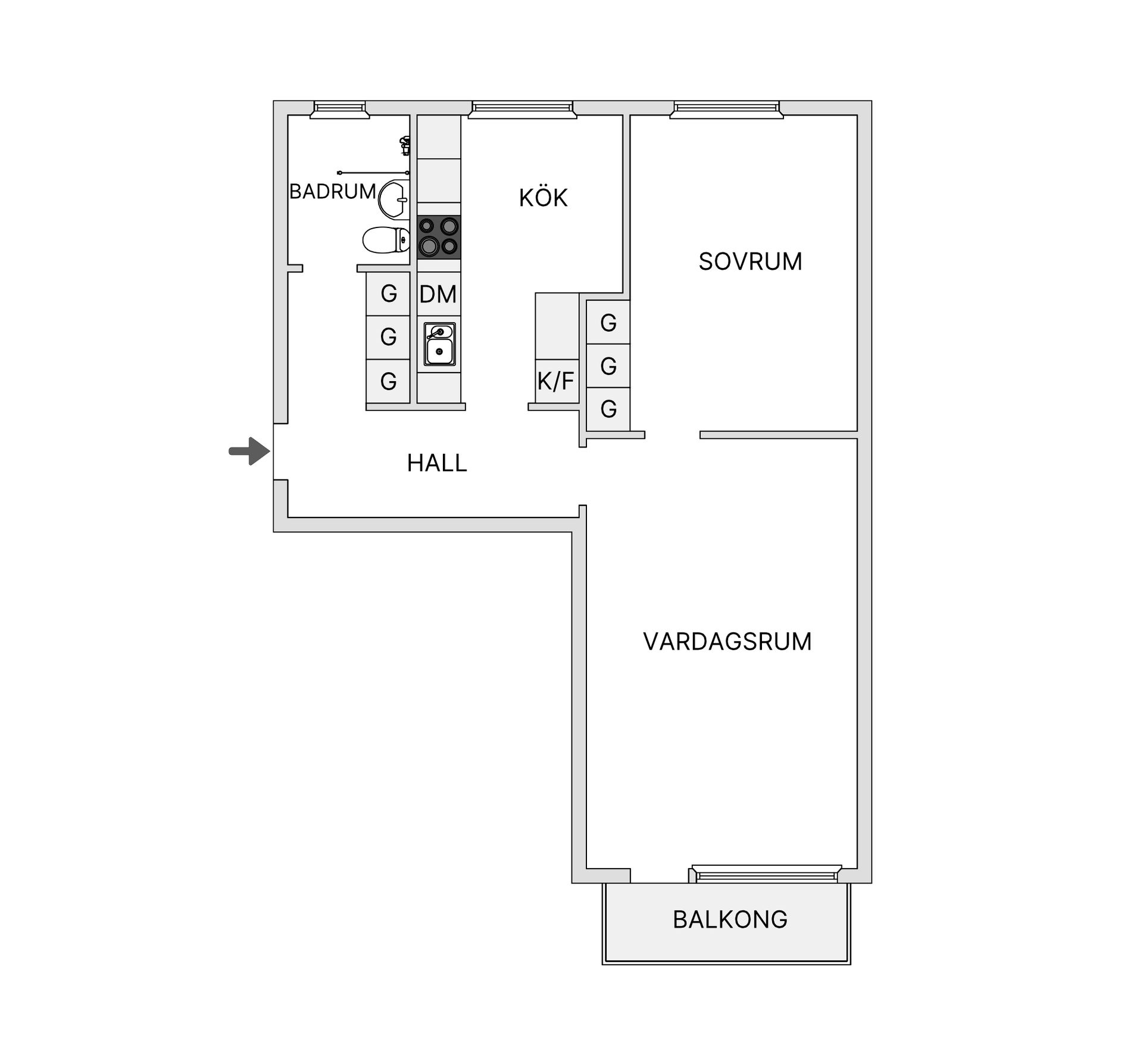 Bostadsrätt, Störtloppsvägen 38, Västertorp, Stockholm