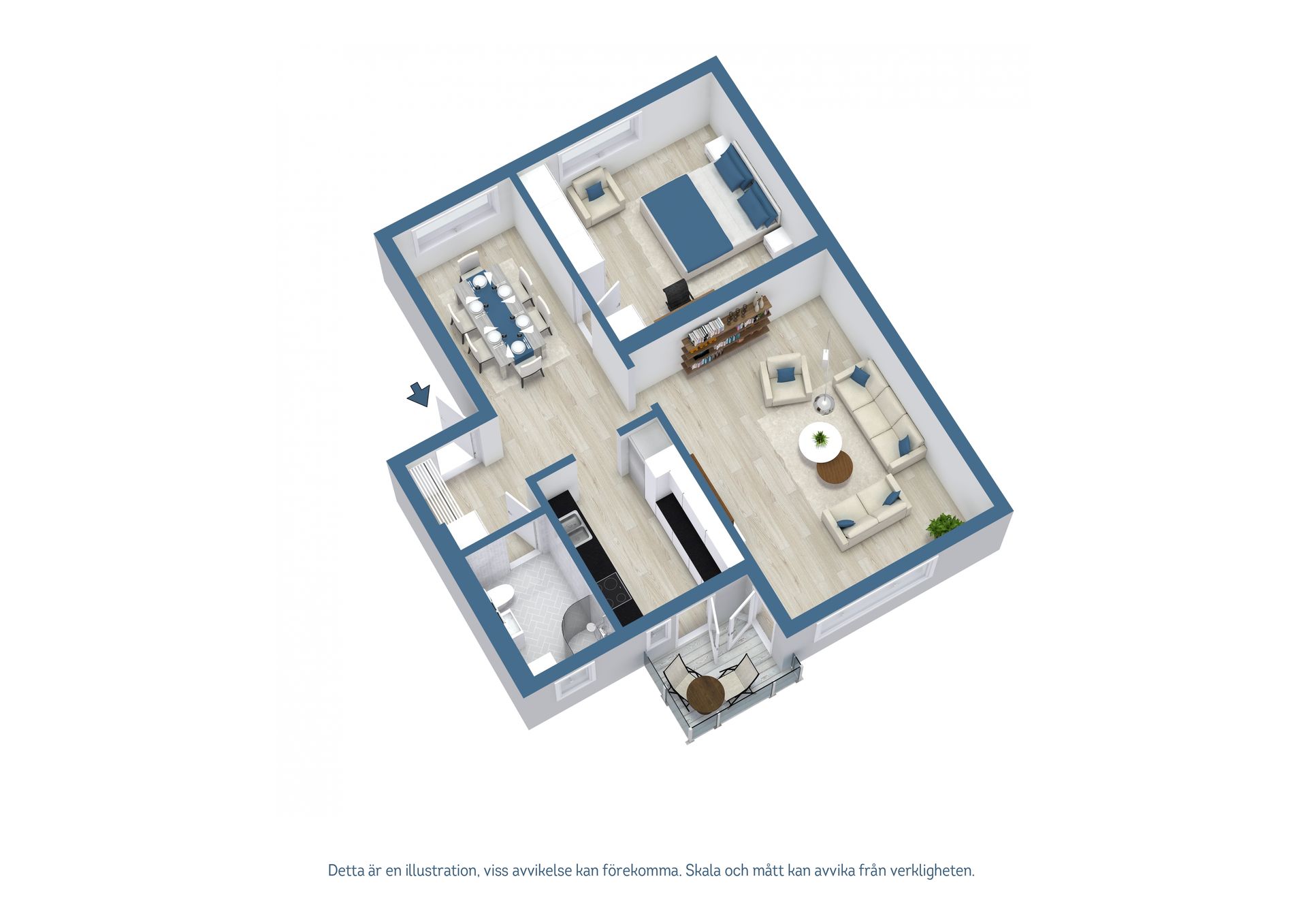 Bostadsrätt, Rådhusallén 13C, Tierp