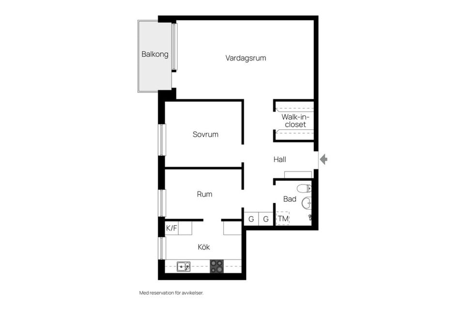 Bostadsrätt, Bergsunds Strand 34, 1 tr (vån 2), Södermalm / Hornstull, Stockholm