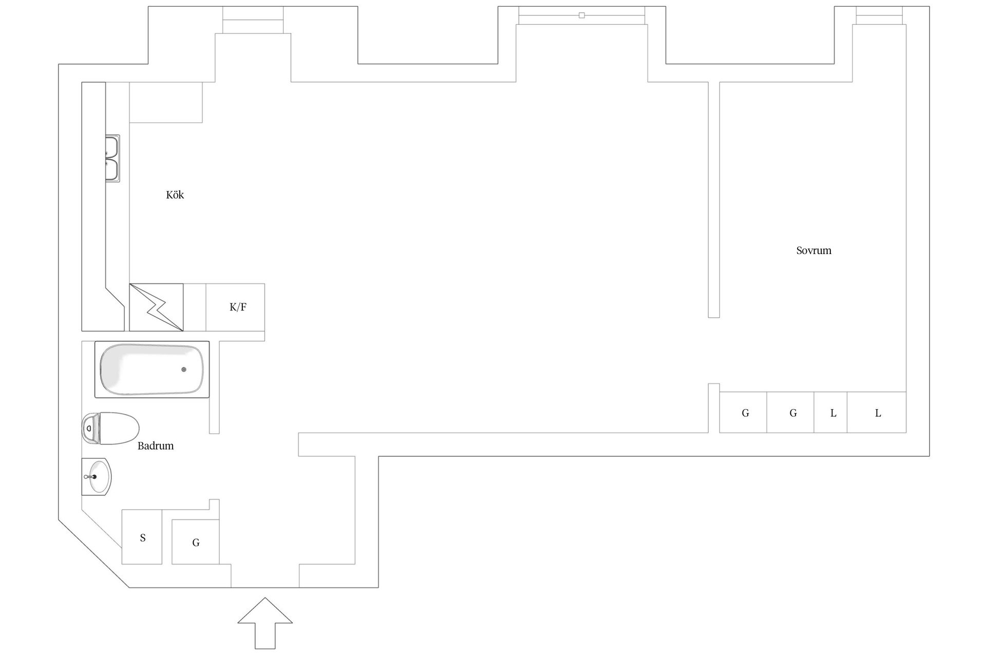 Bostadsrätt, Lundbergsgatan 19, Slottsstaden, Malmö