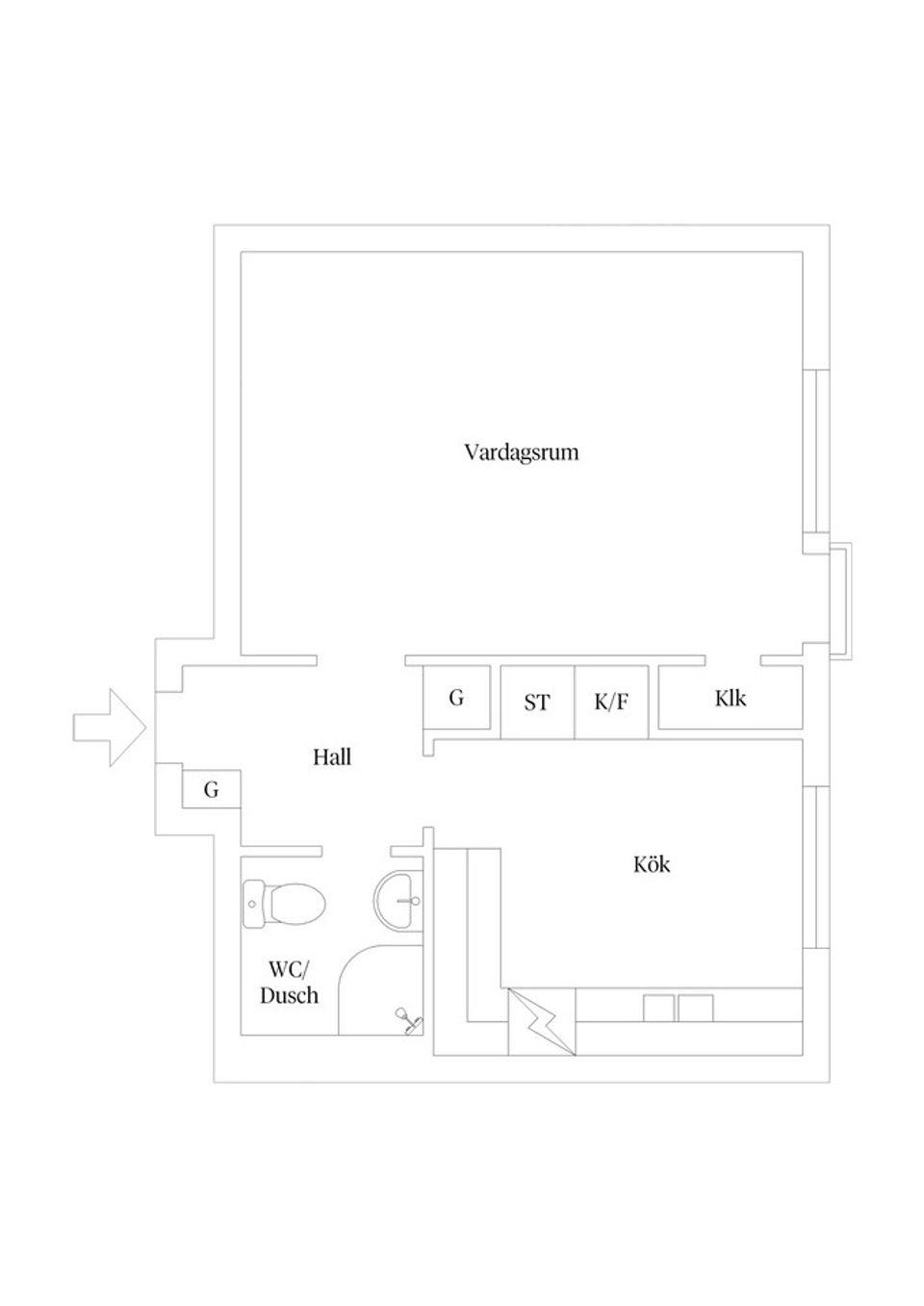 Bostadsrätt, Björkvallavägen 4C, Centrala Väsby, Upplands Väsby