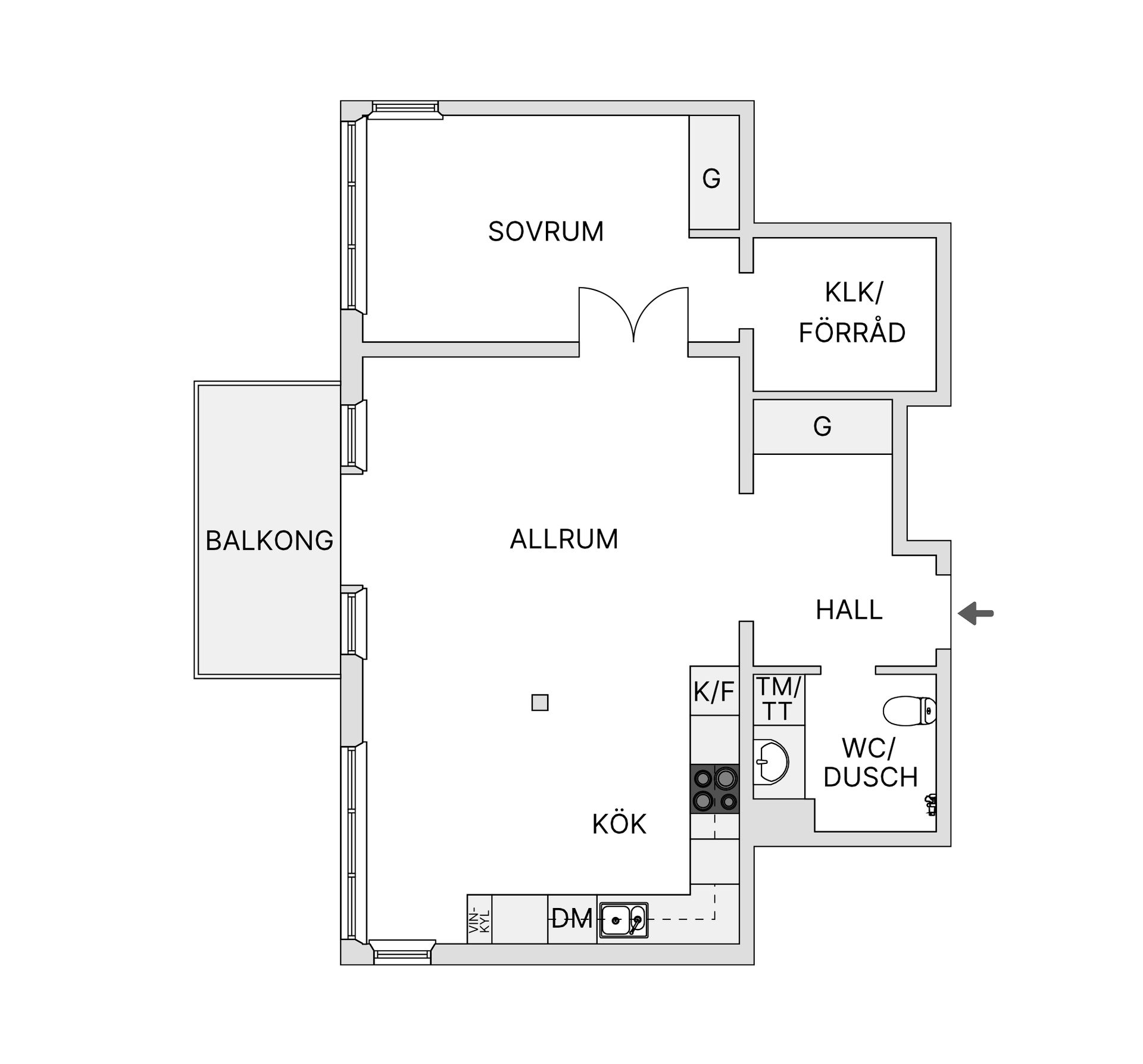 Bostadsrätt, Svampskogsvägen 19, 1tr, Bällstaberg, Vallentuna
