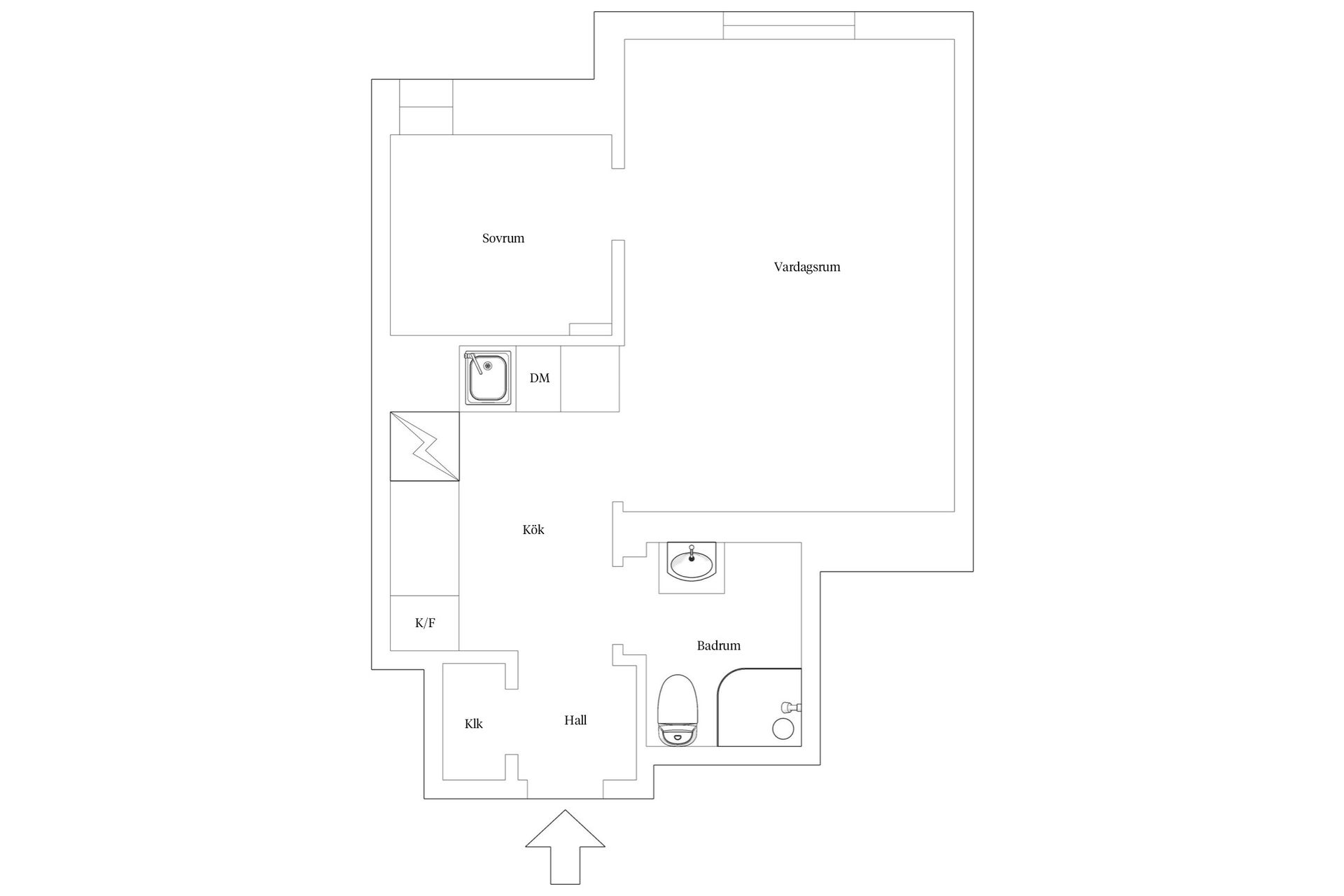 Bostadsrätt, Bergsundsgatan 7, 5tr, Södermalm Högalid, Stockholm