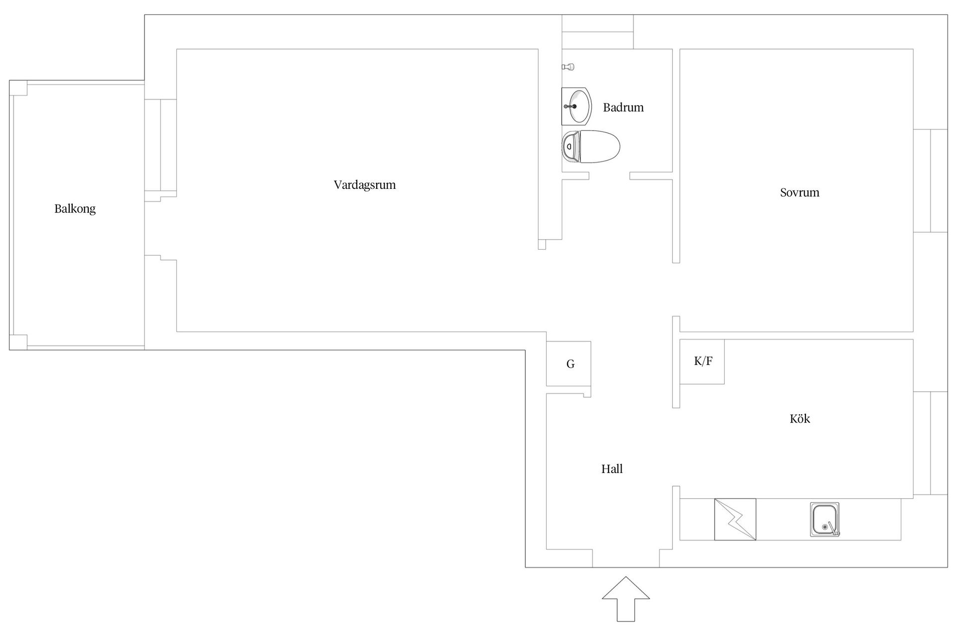 Bostadsrätt, Källhagsgatan 2A, Haga, Västerås