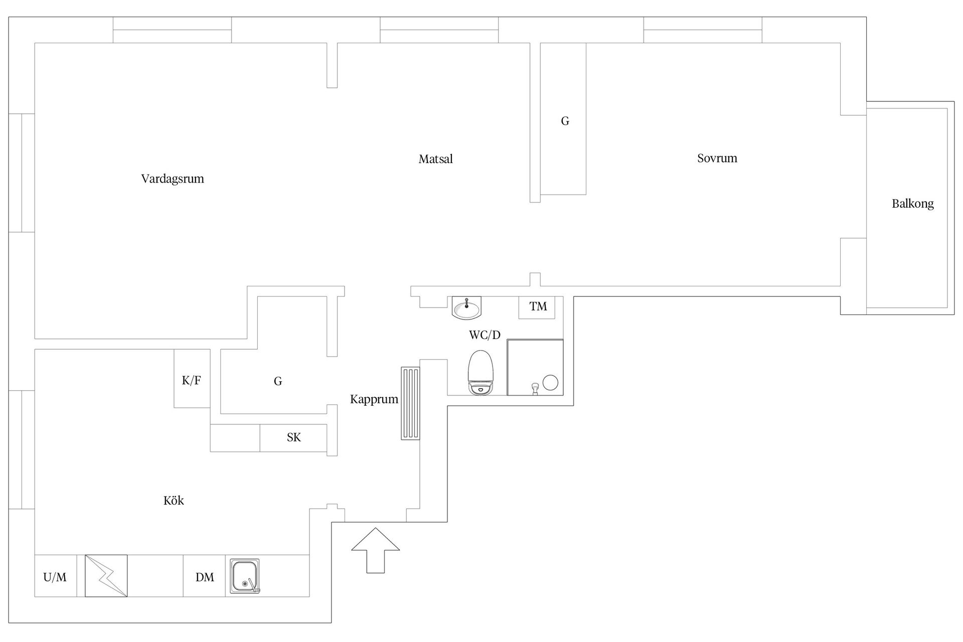Bostadsrätt, Döbelnsgatan 3, Norrmalm, Borås