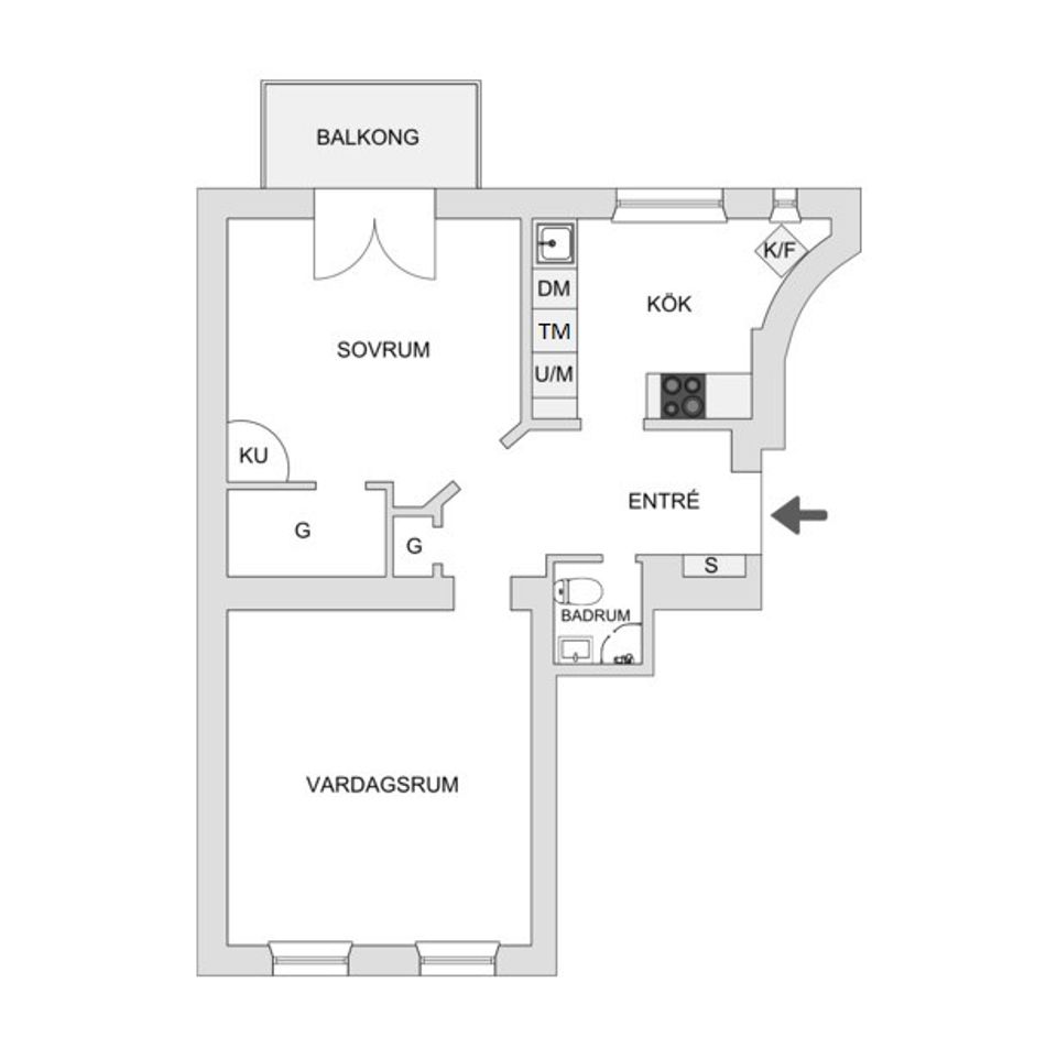 Bostadsrätt, Karlbergsvägen 53A, 1 tr, Vasastan Birkastan, Stockholm