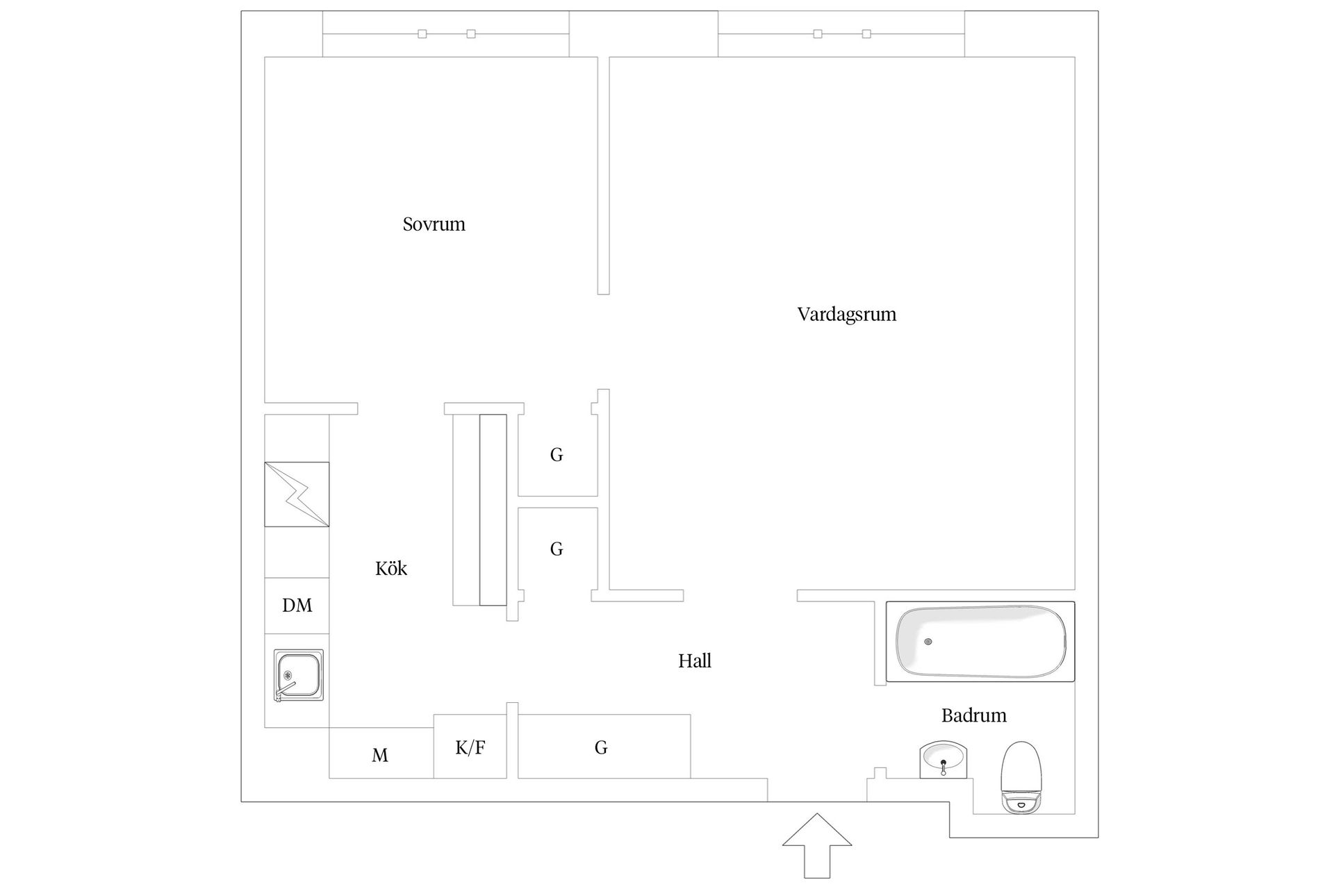 Bostadsrätt, Lundagatan 40B, 4tr, Södermalm Högalid, Stockholm