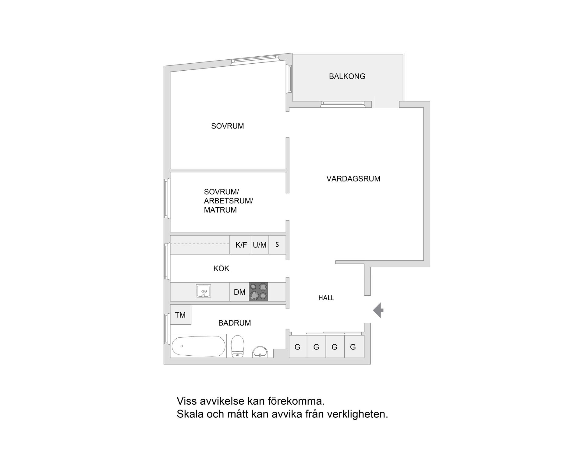 Bostadsrätt, Slätbaksvägen 33, 2tr, Årsta, Stockholm
