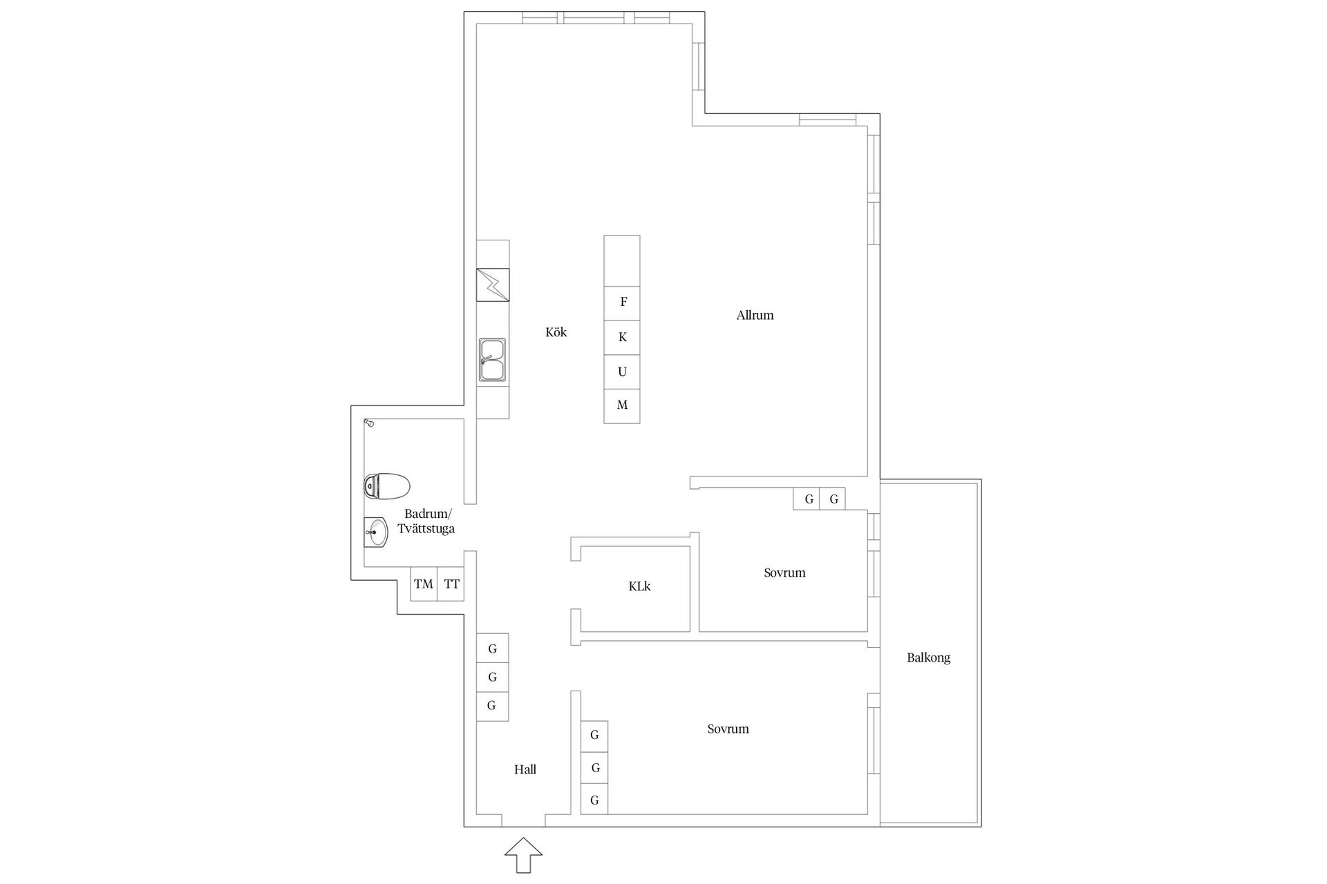 Bostadsrätt, Källegatan 9, Borås - Centrum, Borås