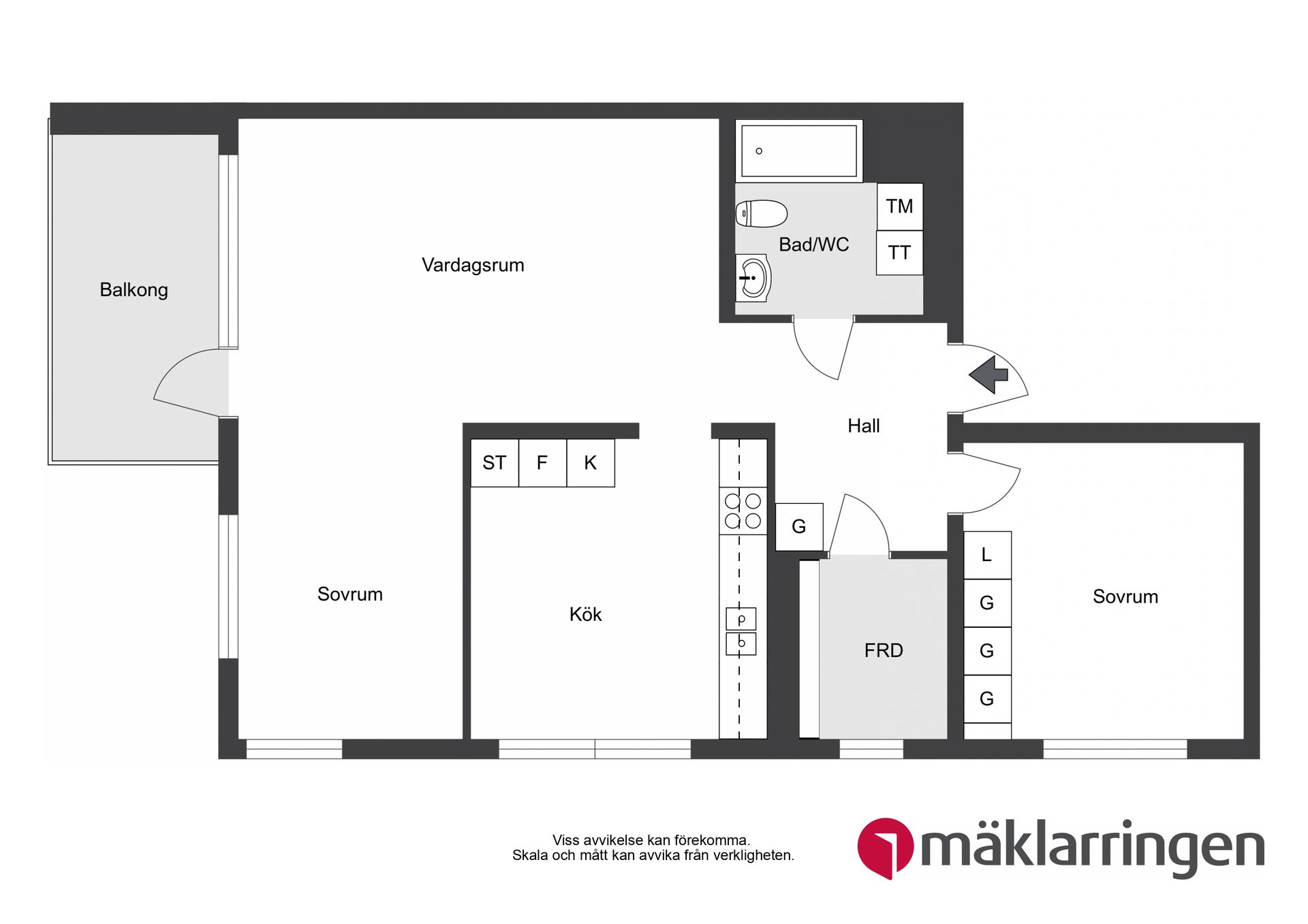 Bostadsrätt, Aron lindgrens väg 6, Bolinder strand, Järfälla