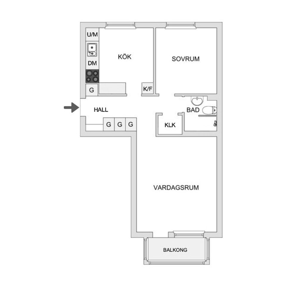 Bostadsrätt, Vindelgatan 32B, Byttorp, Borås