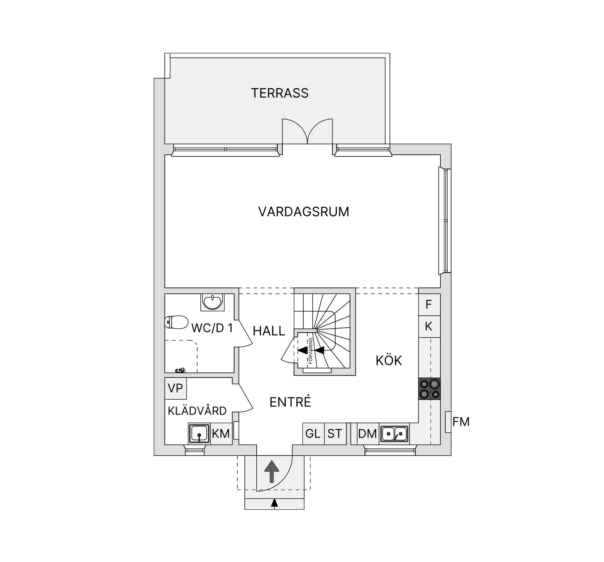 Bostadsrätt, Radhus, Åvägen 11A, Öringe, Tyresö