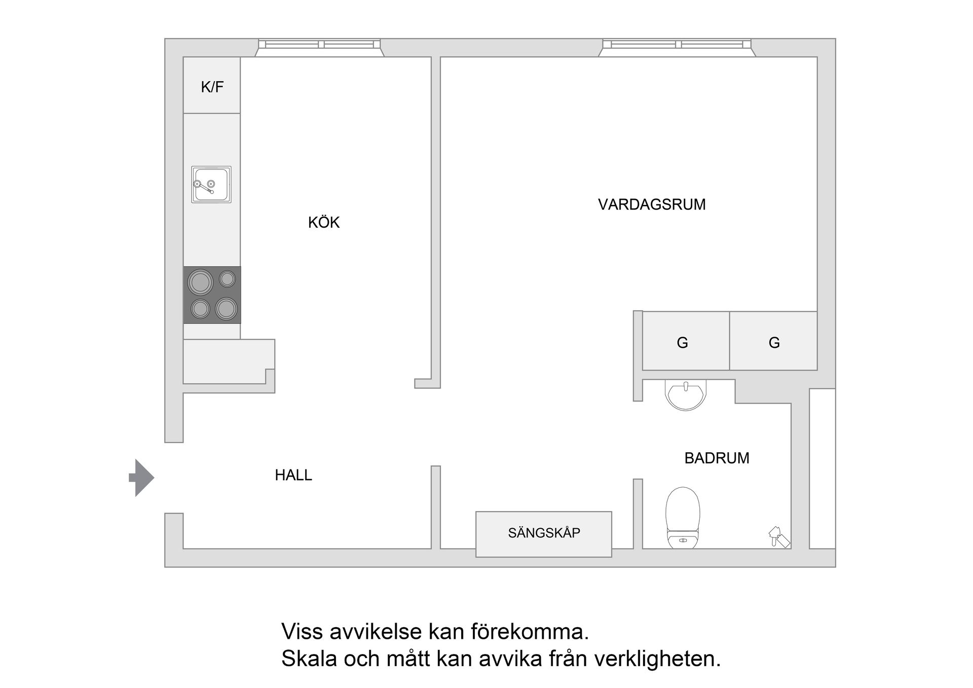 Bostadsrätt, Rosengatan 3A, Centrala Sundbyberg, Sundbyberg