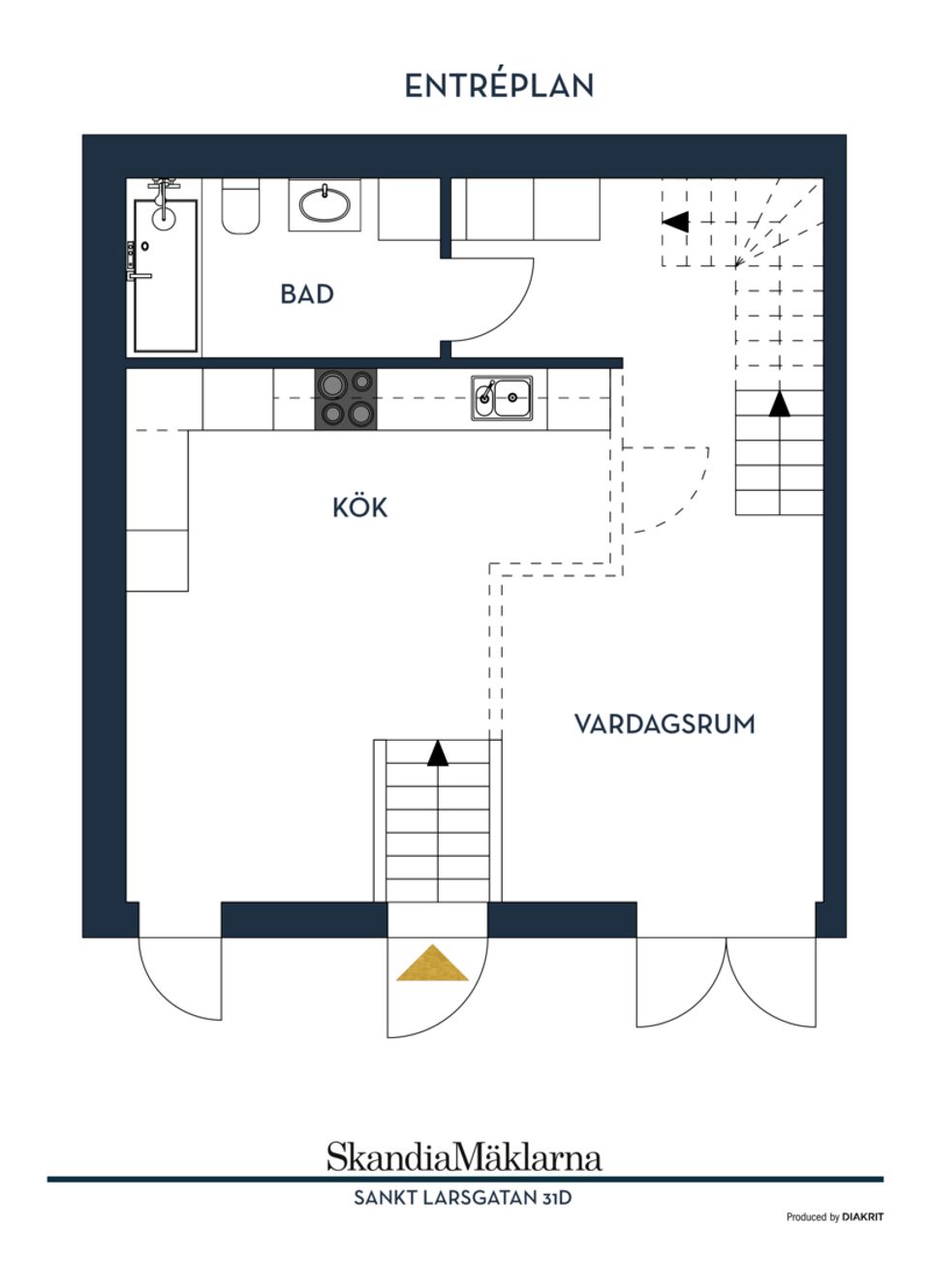 Bostadsrätt, S:t Larsgatan 31D, Centralt, Linköping