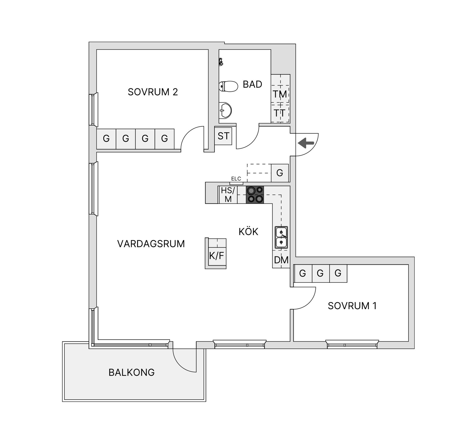 Bostadsrätt, Västgötagatan 13, Södermalm - Katarina, Stockholm