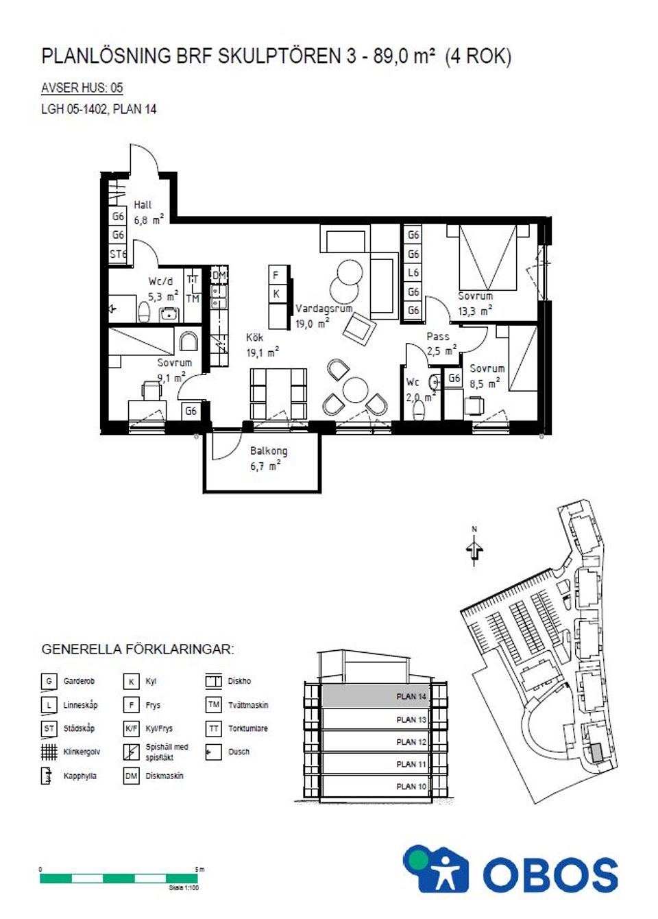 Bostadsrätt, Symfonivägen 9E, Umedalen, Umeå