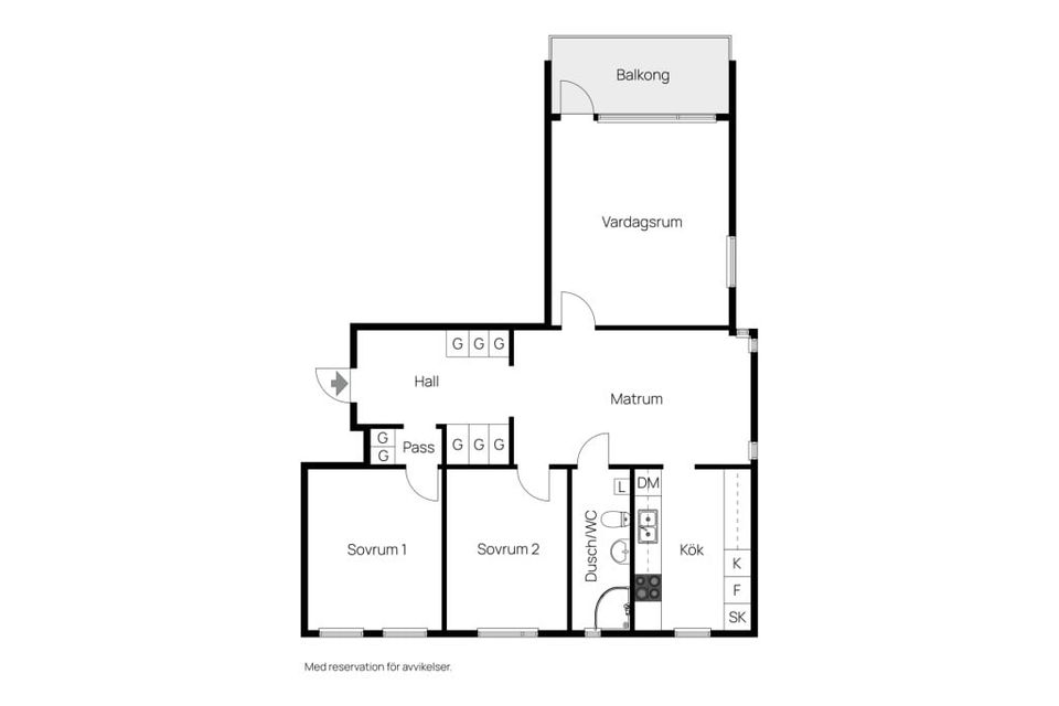 Bostadsrätt, Ålkilsplan 7, Lgh 1203, Lindesberg