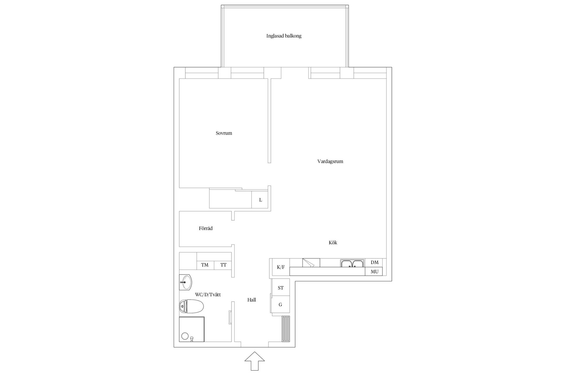 Bostadsrätt, Gesällgatan 7, vån 5, Simrishamn - Centralt, Simrishamn