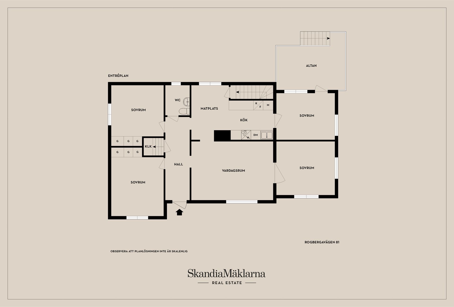 Villa, Rogbergavägen 81, Huskvarna Söder, Jönköping
