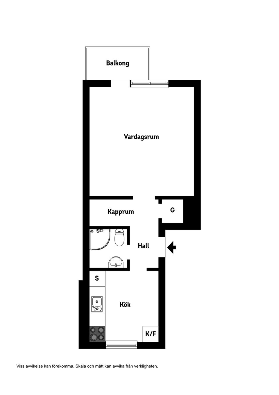 Bostadsrätt, Föreningsgatan 1b, Centralt, Trelleborg , Trelleborg