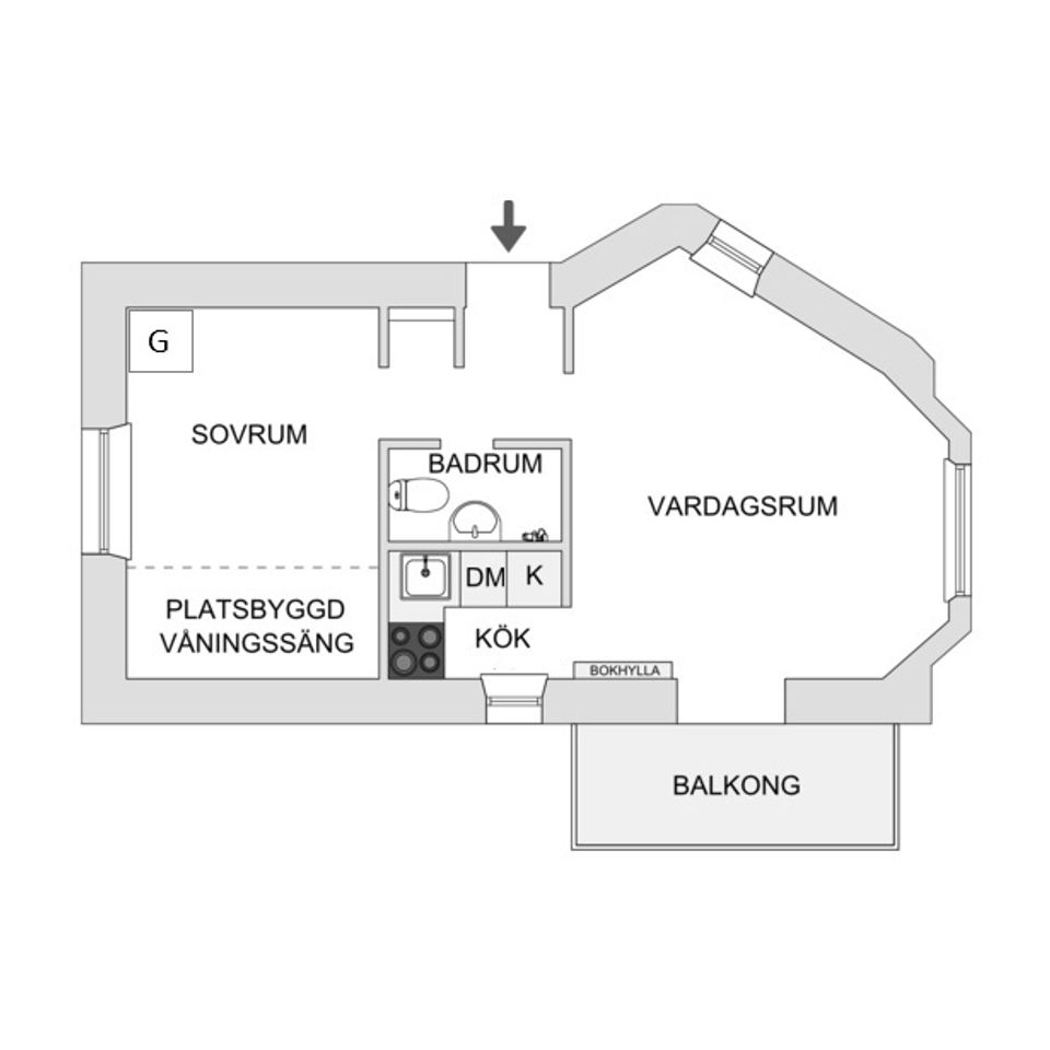 Bostadsrätt, Eriksbergsgatan 11, 3,5 tr, Östermalm, Stockholm