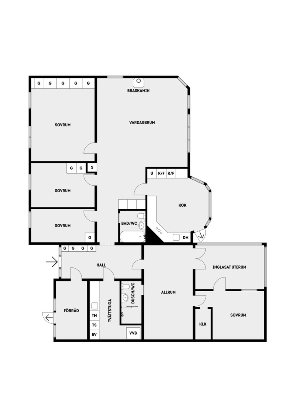 Villa, Radhus, Gökvägen 62, Norskogen Näsbypark, Täby