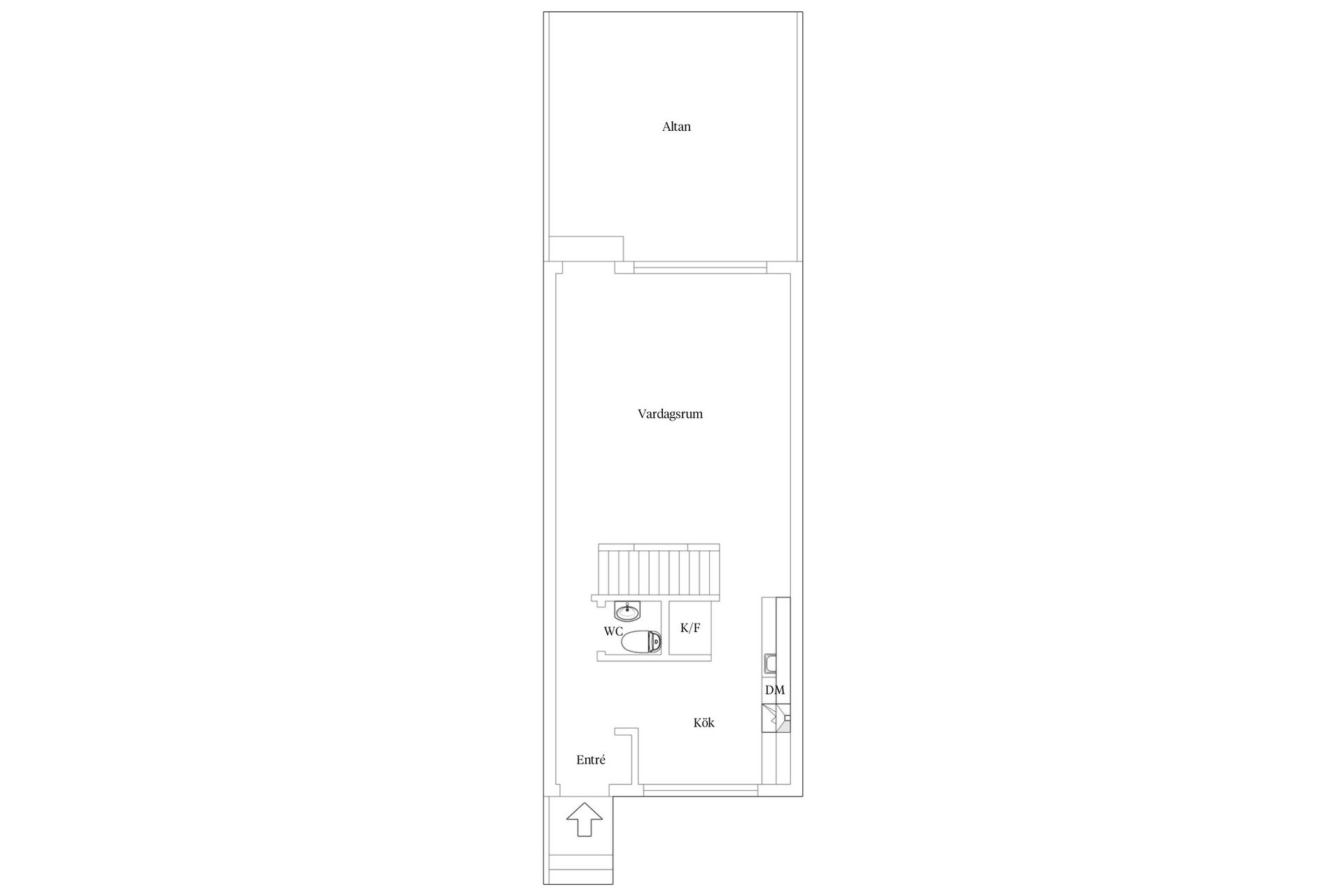 Bostadsrätt, Radhus, Åkergatan 8B, Kungälv - Centralt, Kungälv