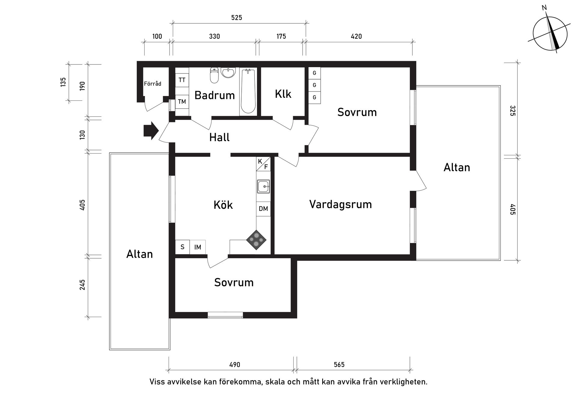 Bostadsrätt, Timmerslätt 53A, Timmerslätt, Partille