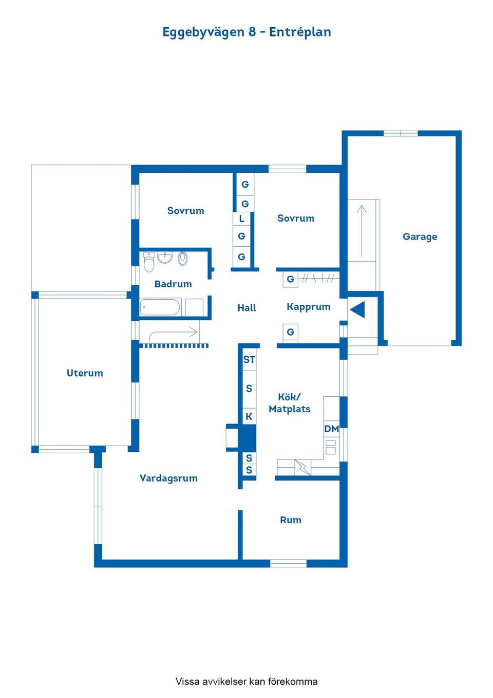 Villa, Eggebyvägen 8, Ljunga, Norrköping