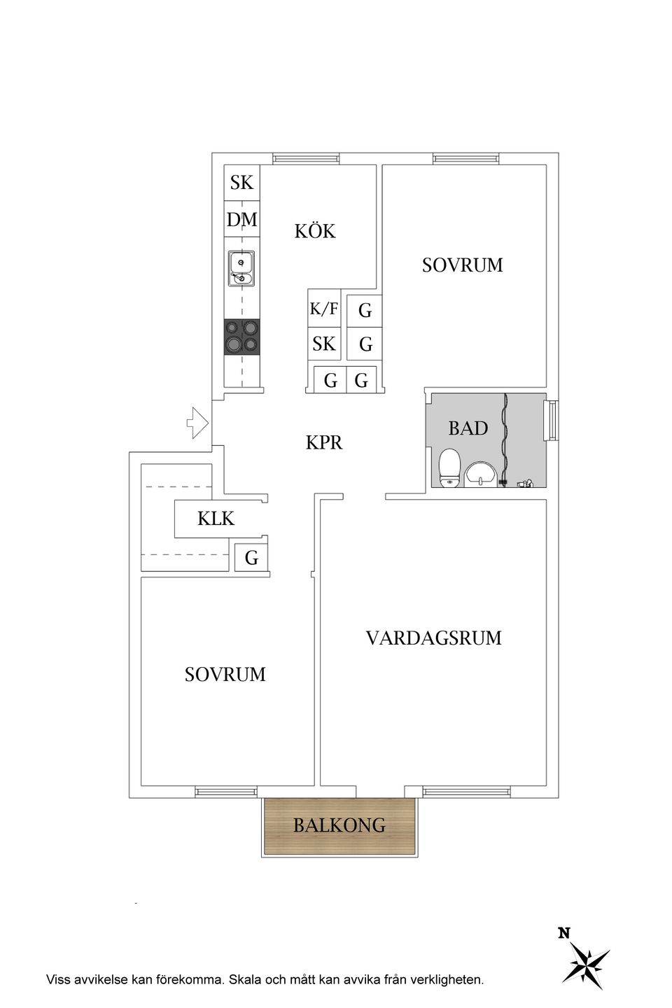 Bostadsrätt, Trehörningen 13, Kallhäll, Järfälla