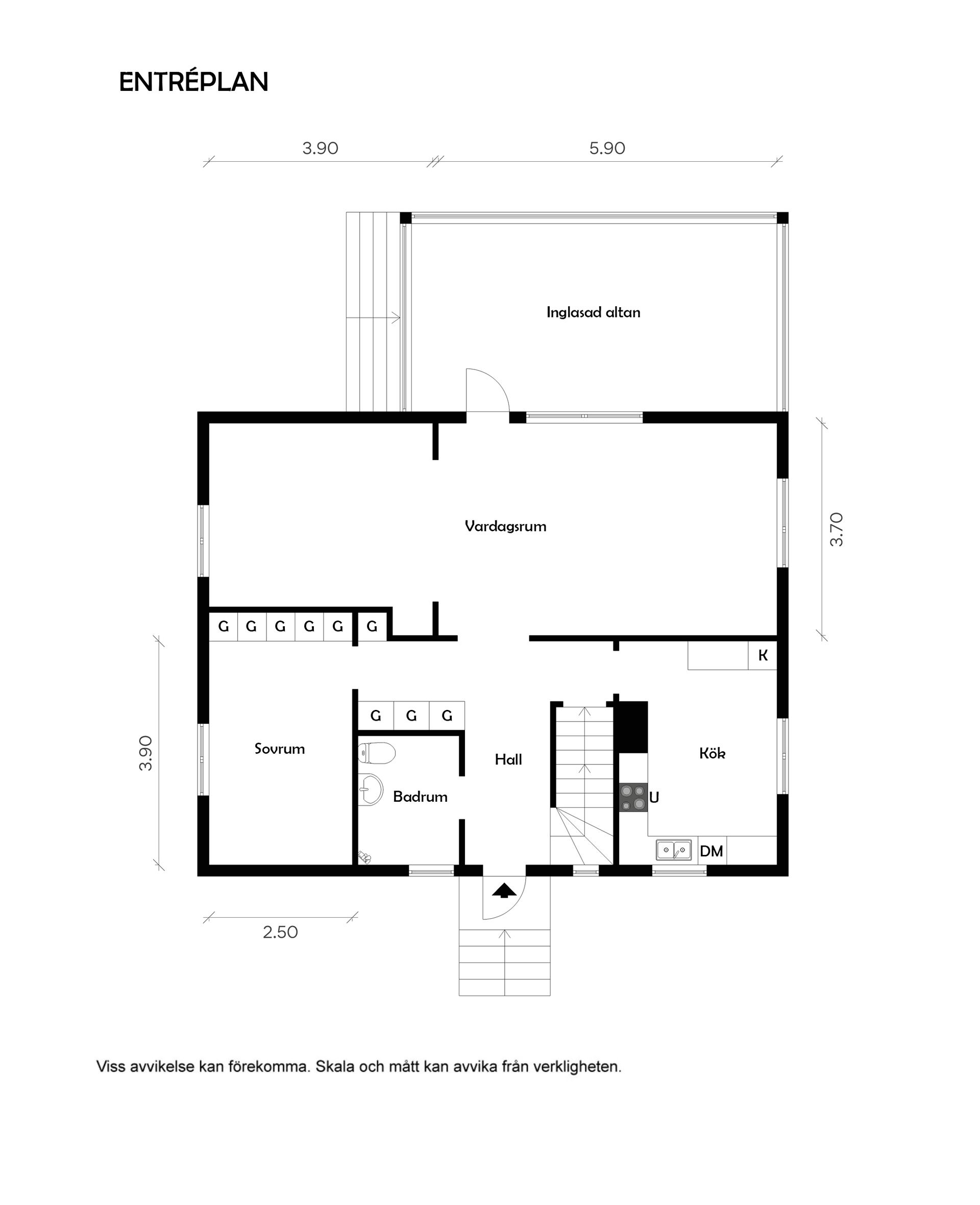 Villa, Järnvägsgatan 2, Kinnarp, Falköping