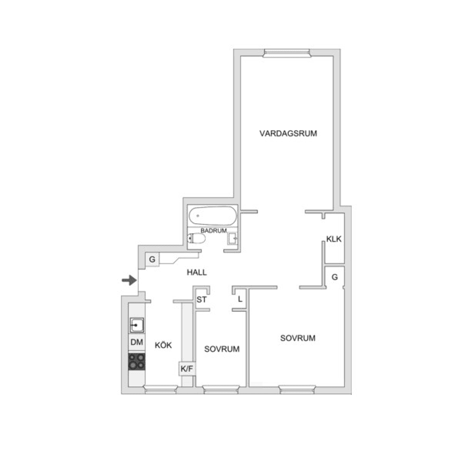 Bostadsrätt, Rådmansgatan 84, 0,5 tr, Vasastan, Stockholm