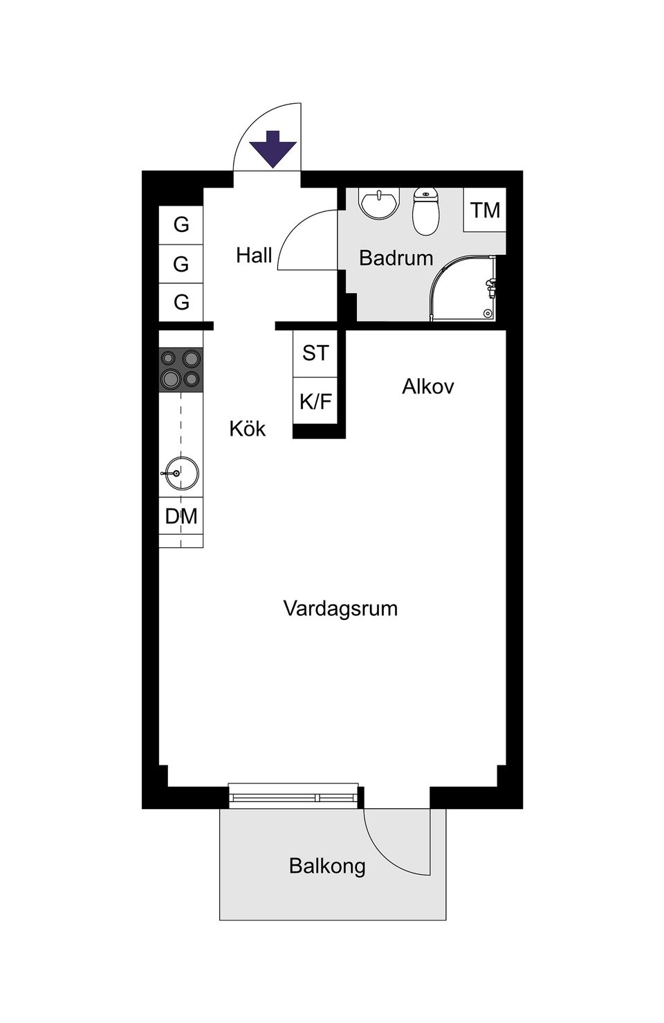 Bostadsrätt, Tellusborgsvägen 92, Midsommarkransen/Telefonplan, Stockholm