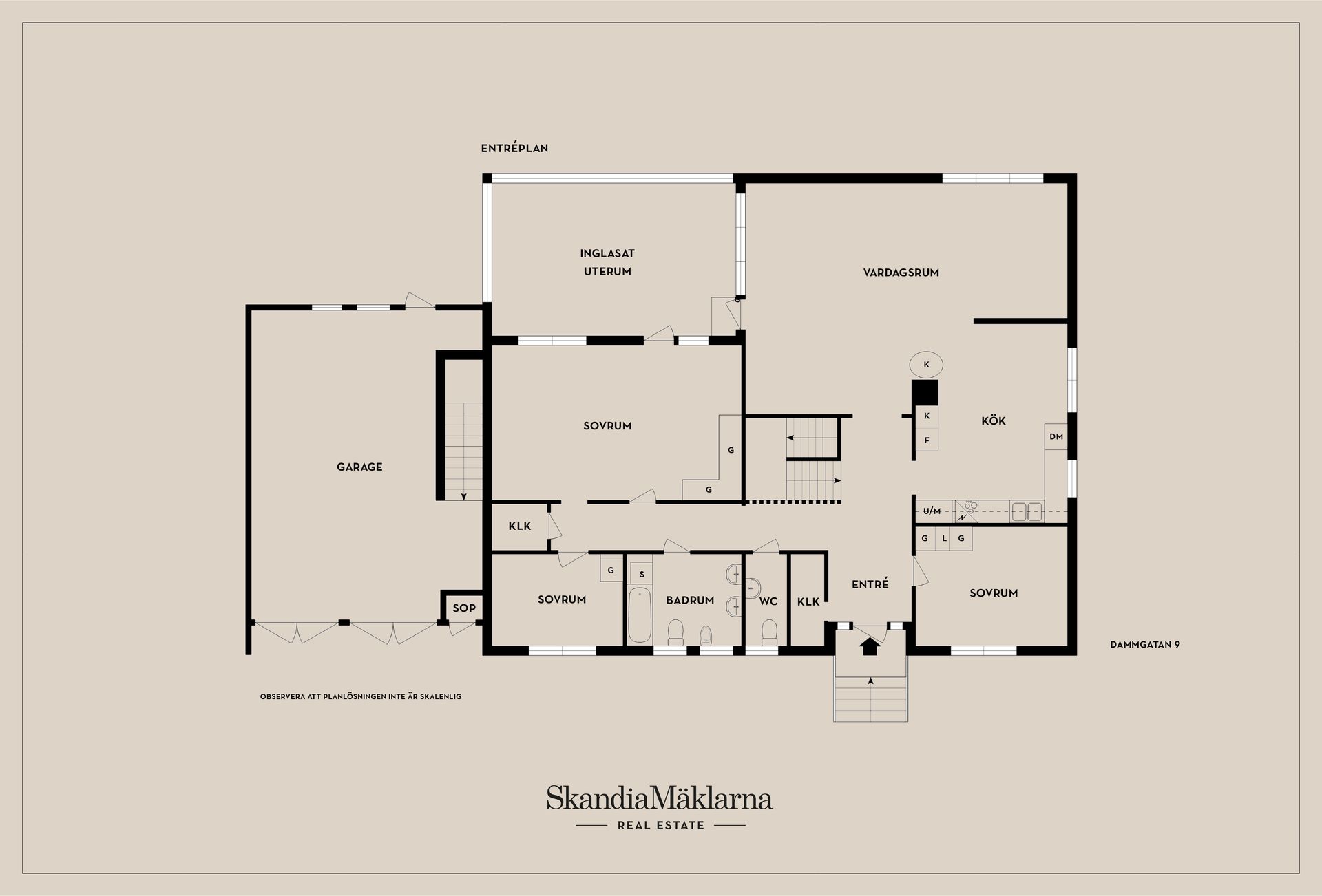 Villa, Dammgatan 9, Södra park, Vaggeryd