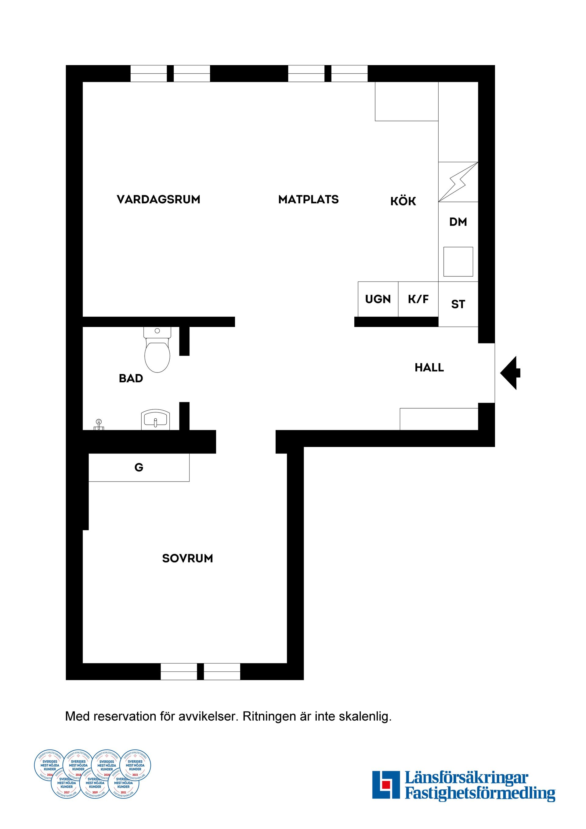Bostadsrätt, Regnstigen 5, Rudviken, Solna