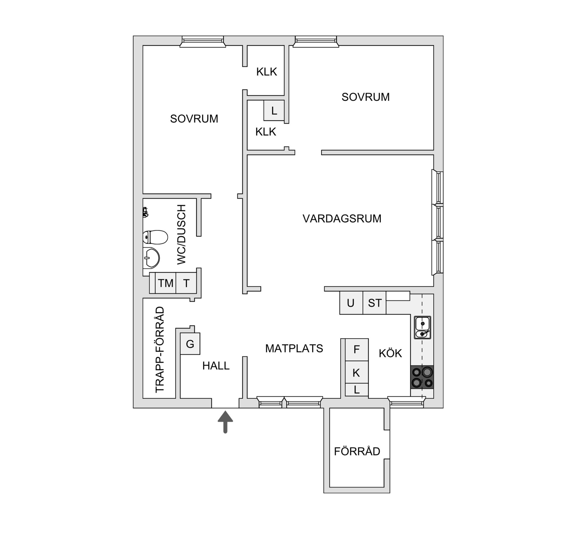 Bostadsrätt, Bladgatan 2, Anderstorp, Skellefteå