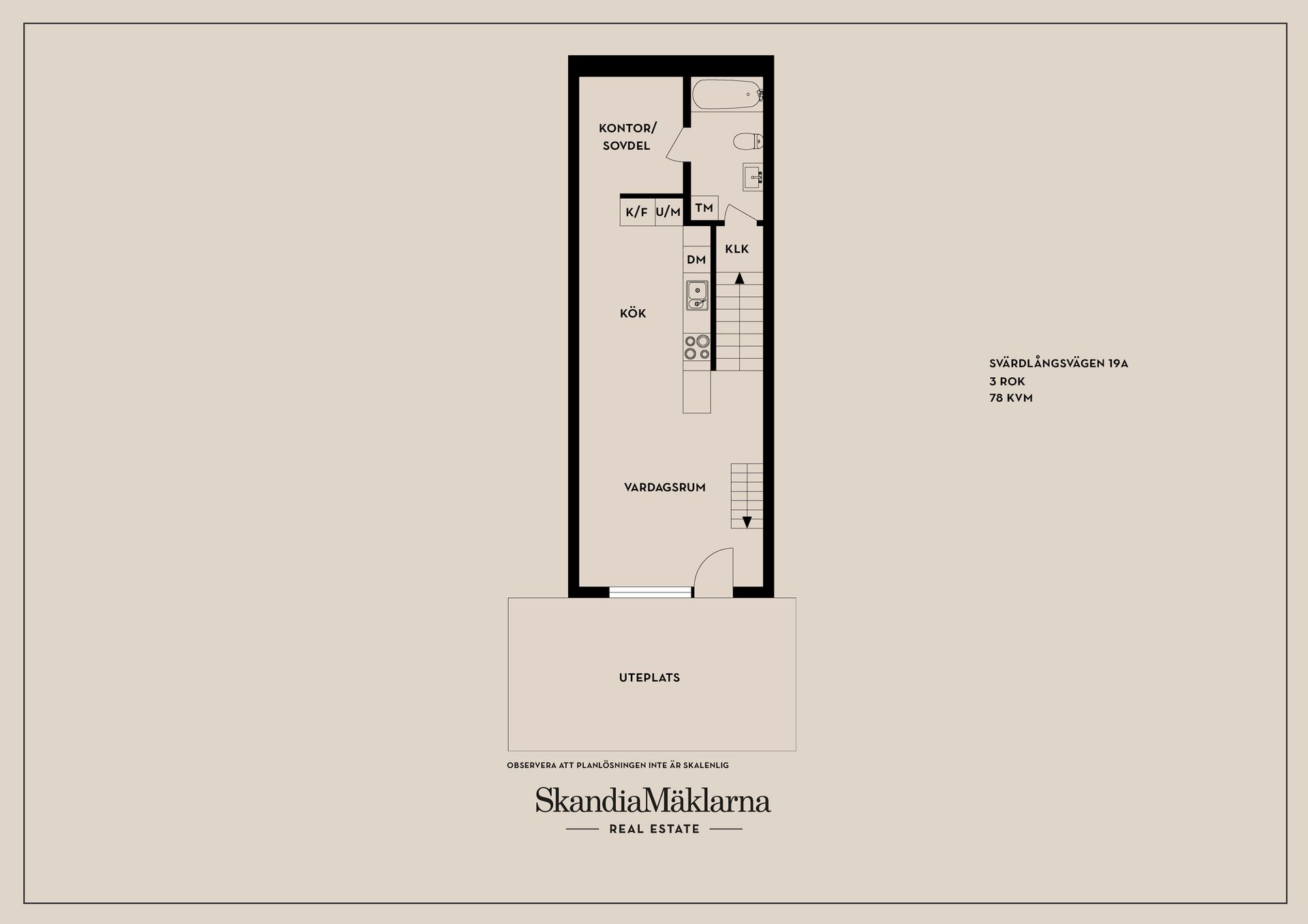 Bostadsrätt, Svärdlångsvägen 19A, Årsta, Stockholm