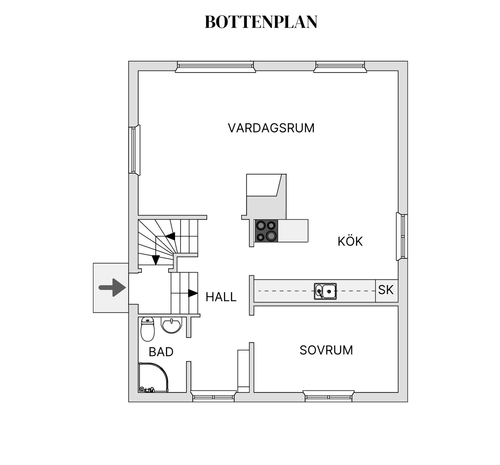 Villa, Östra Nygatan 128, Älvsbacka, Skellefteå