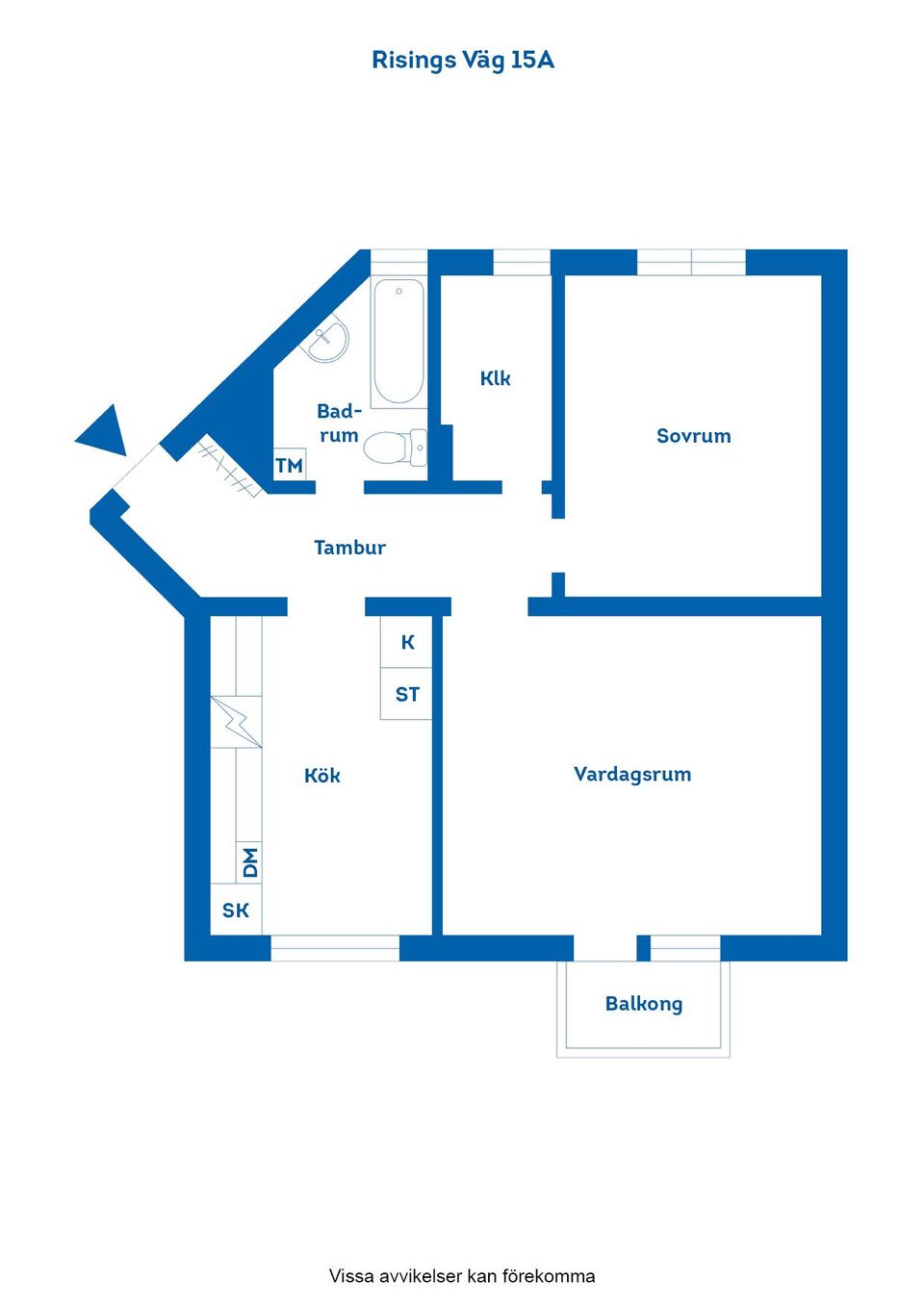 Bostadsrätt, Risings Väg 15A, Finspång Tätort, Finspång