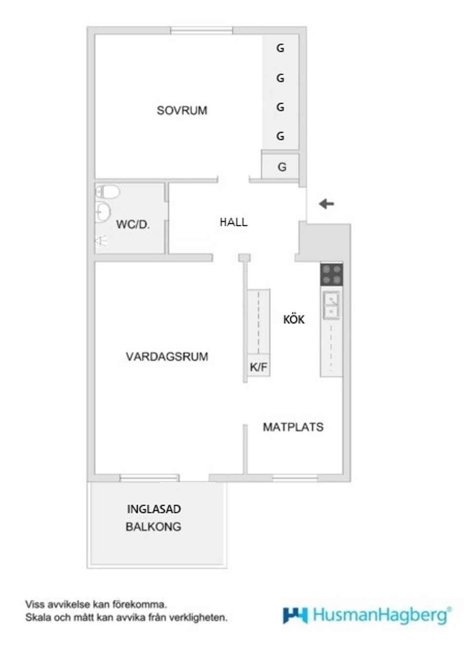Bostadsrätt, Stenmarksvägen 11 B, Haga, Umeå
