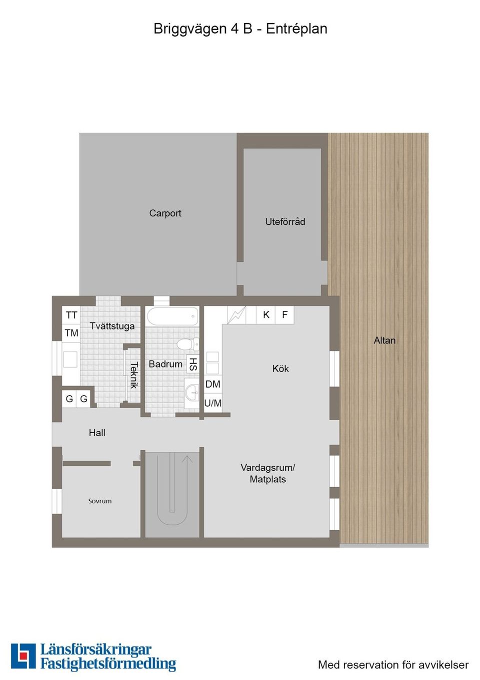 Bostadsrätt, Radhus, Briggvägen 4B, Bredsand, Enköping