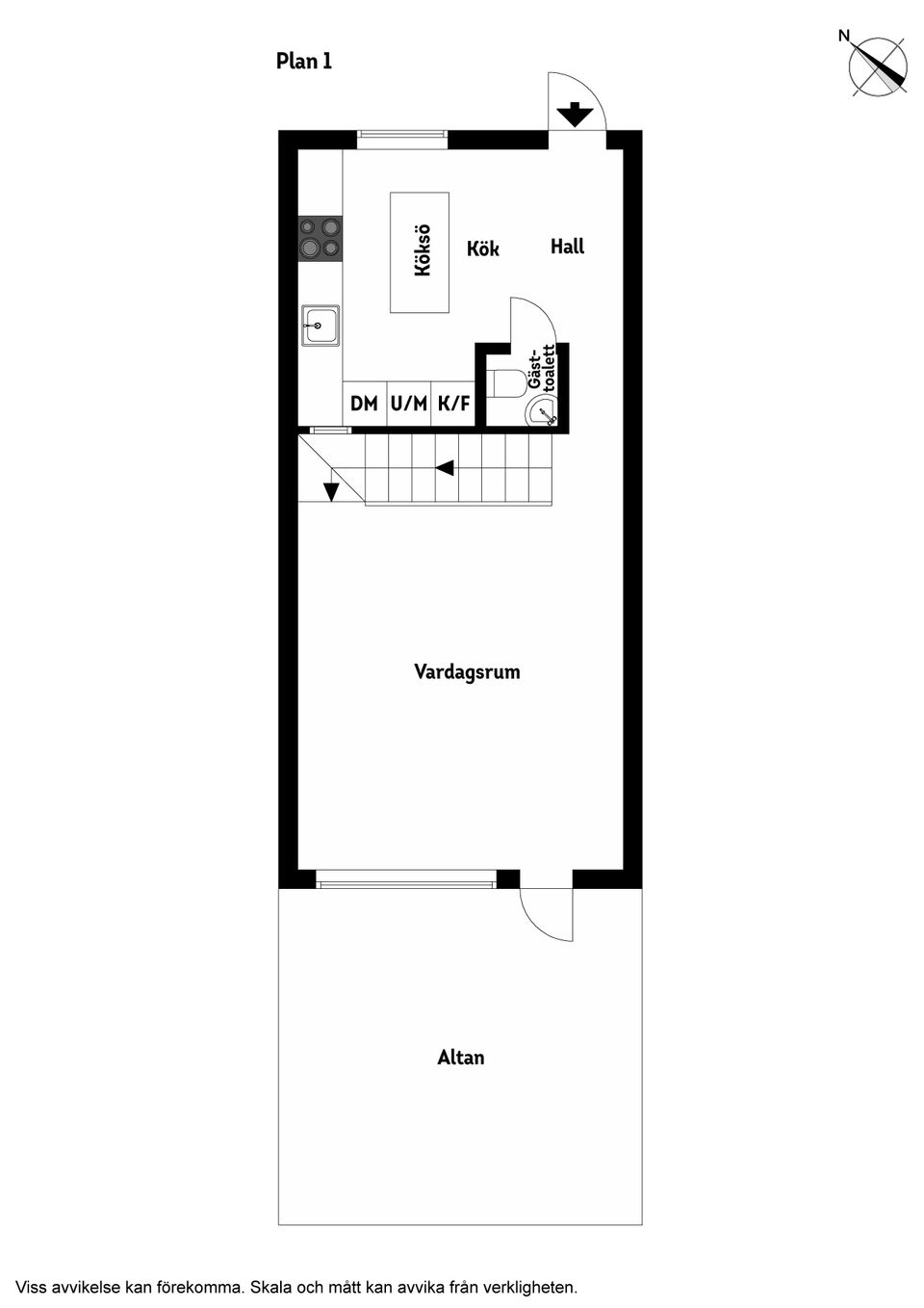 Bostadsrätt, Åkergatan 10C, Centralt, Kungälv