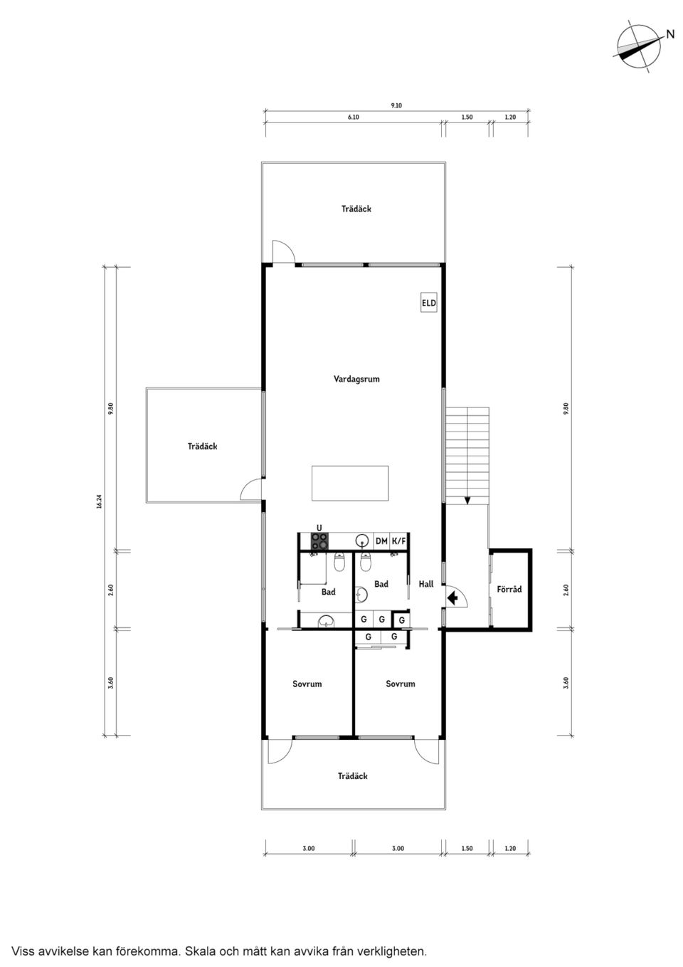 Fritidshus, Woodlands country club 44, Woodlands Country Club, Örkelljunga