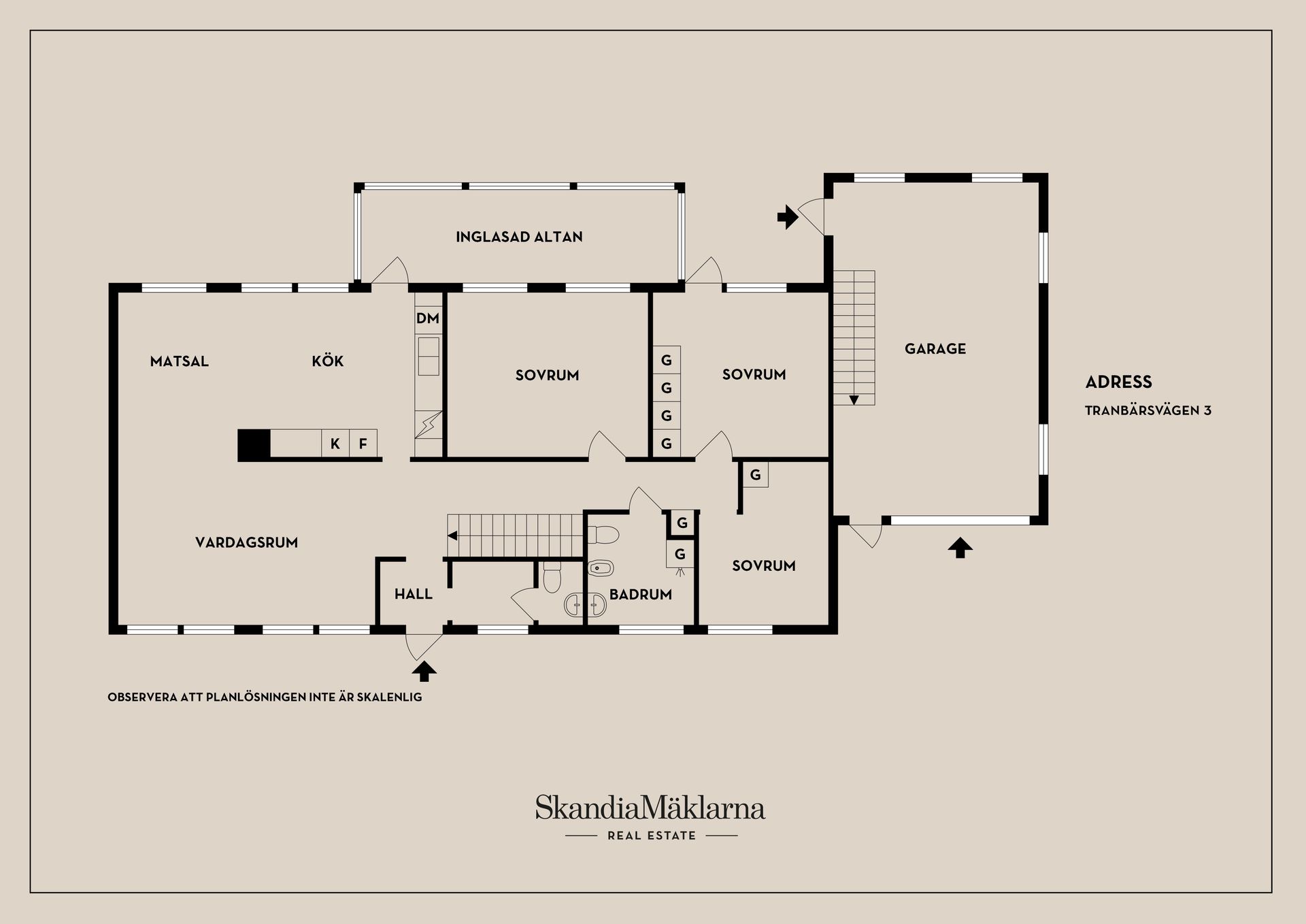 Villa, Tranbärsvägen 3, Oxelösund