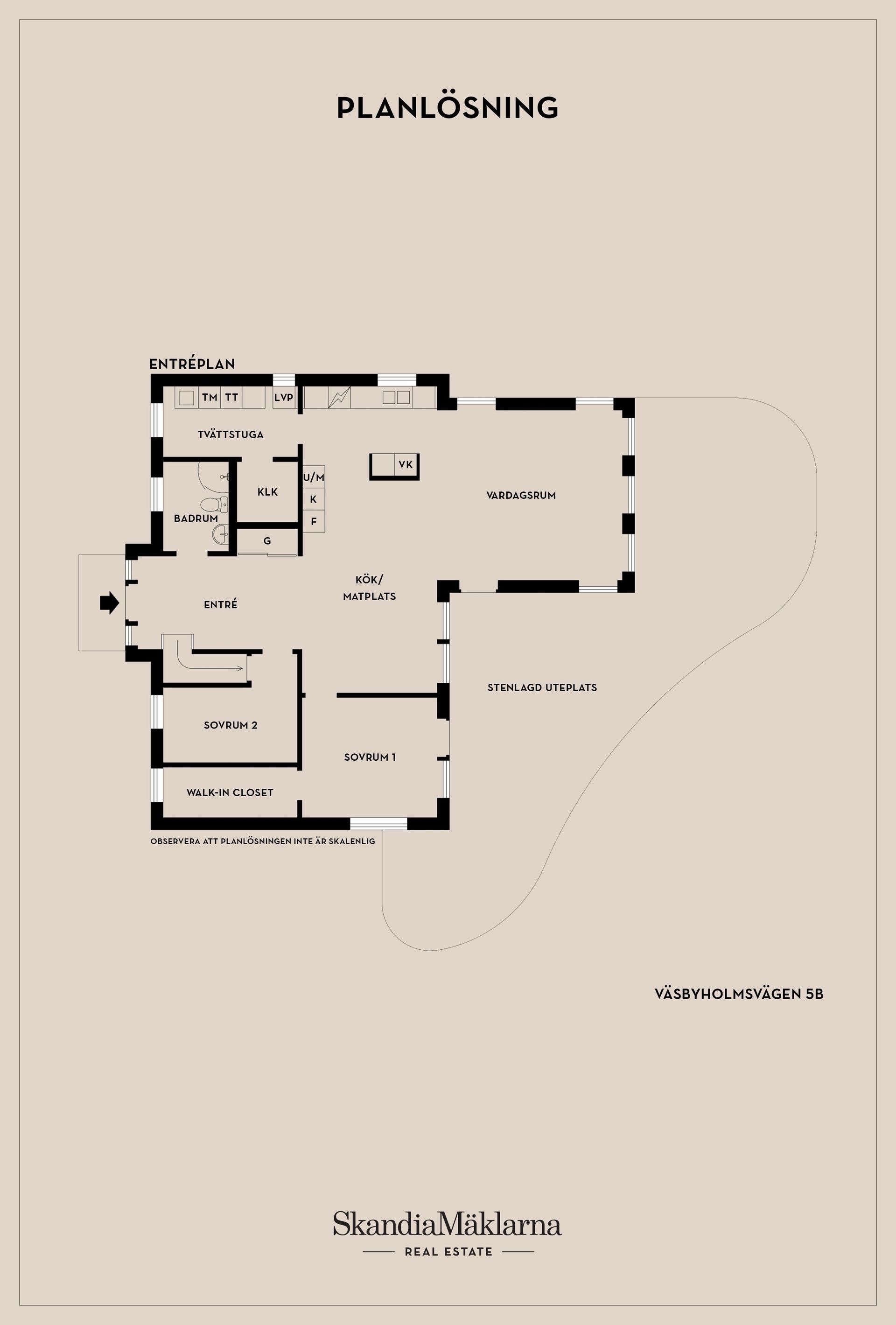 Villa, Väsbyholmsvägen 5B, Mälarbaden, Eskilstuna