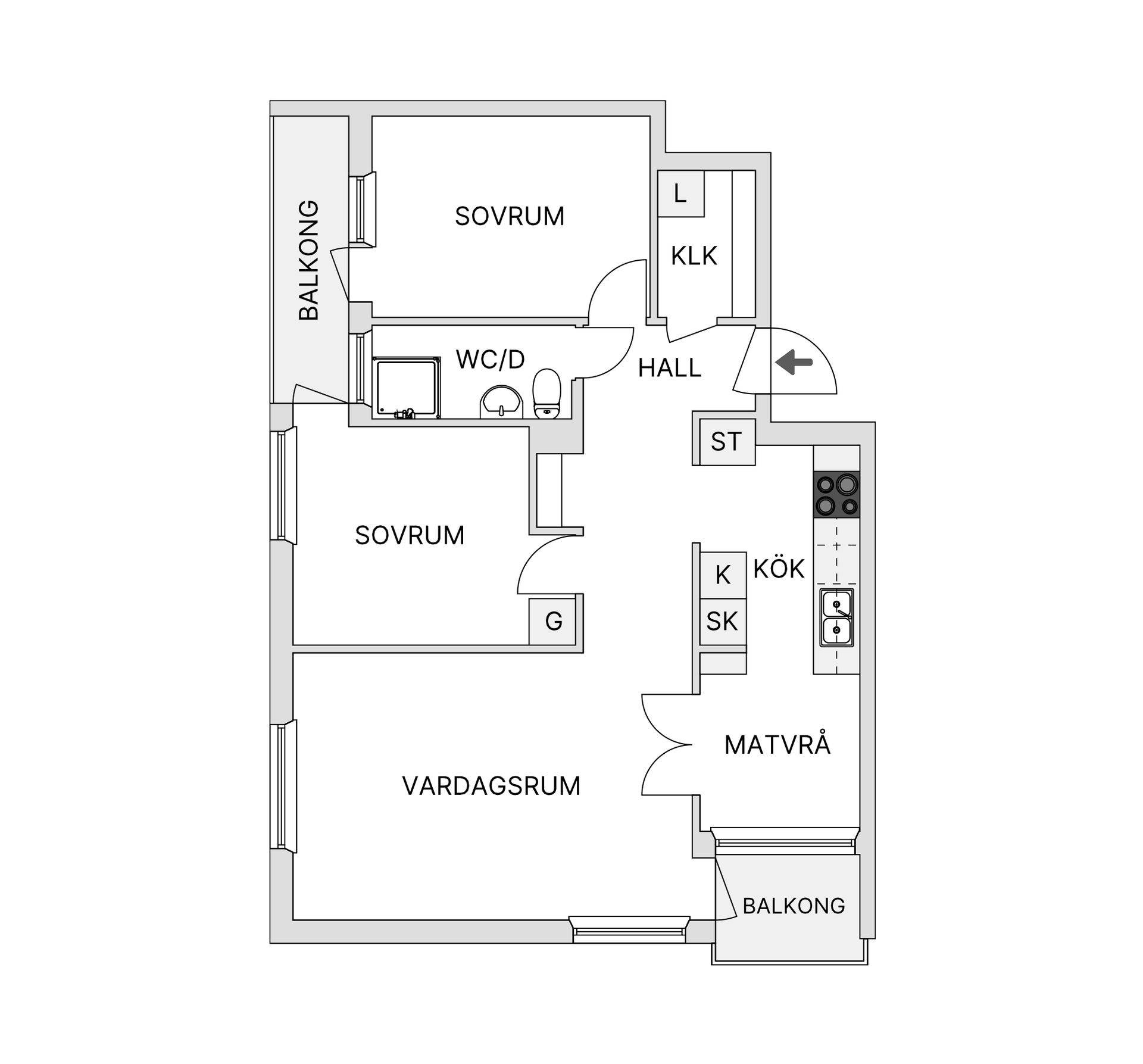 Bostadsrätt, Regnvädersgatan 3, Biskopsgården, Göteborg