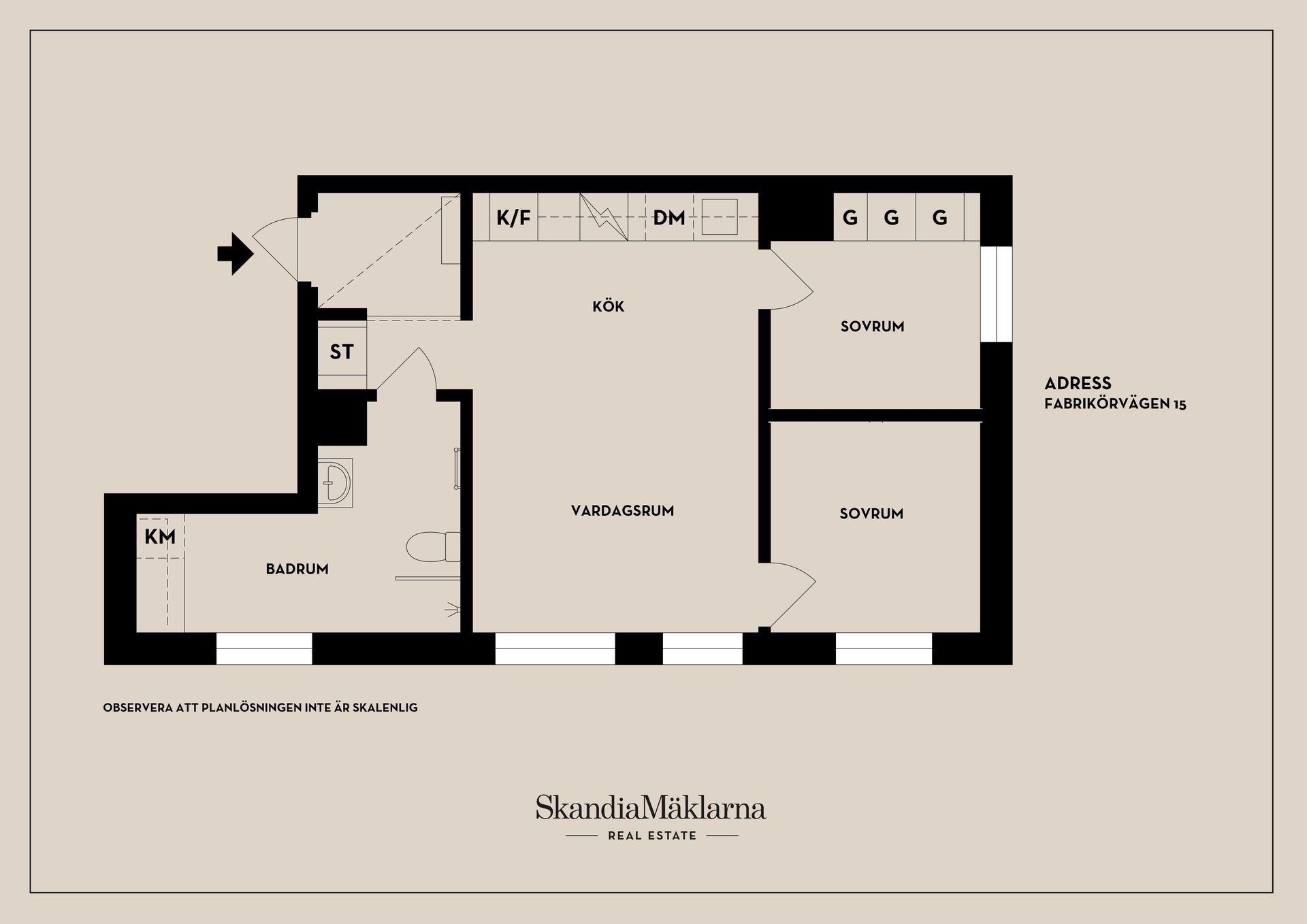 Bostadsrätt, Fabrikörvägen 15, Nacka Strand, Nacka
