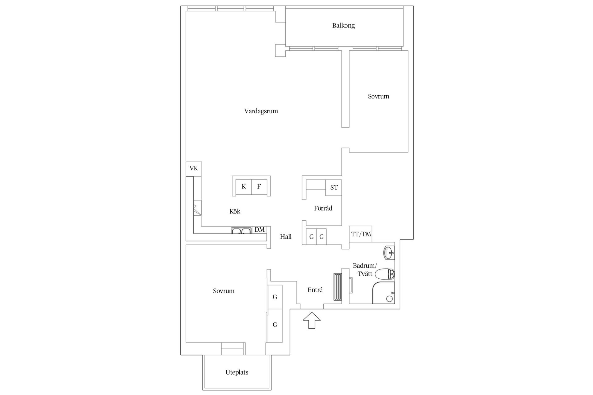 Bostadsrätt, Källegatan 9, Borås - Centrum, Borås