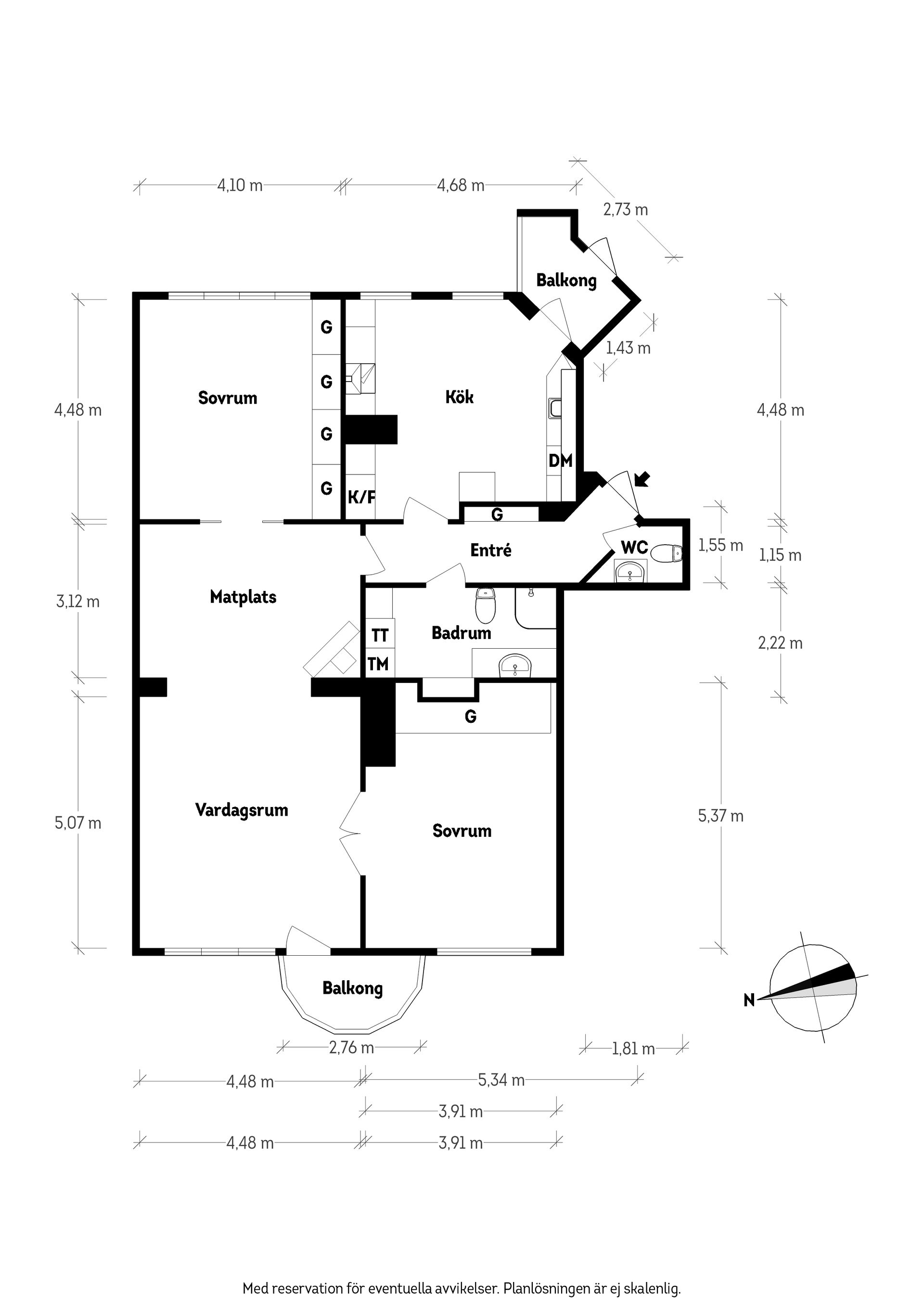 Bostadsrätt, Karlfeldtsgatan 10, Jakobsdal, Göteborg